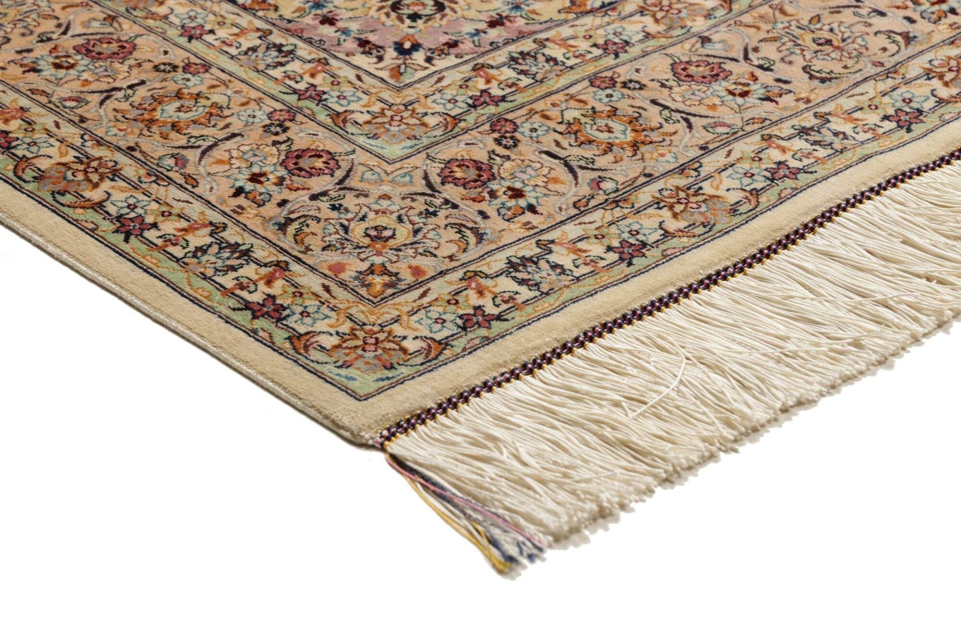 Ghom Perserteppich aus Iran, 141 × 200 cm