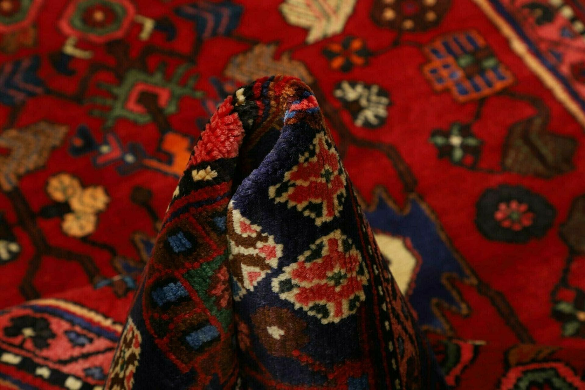 Handgeknüpfter Hamadan Herati Perserteppich 139 × 202 cm
