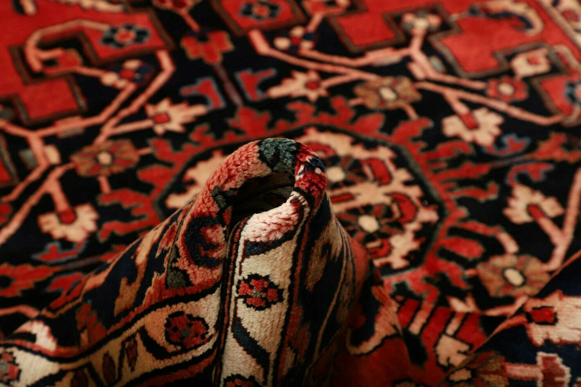 Hamadan Herati Perserteppich aus Iran, 135 × 195 cm