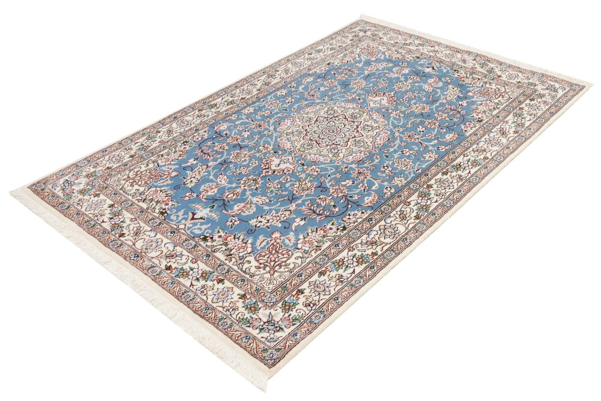Handgeknüpfter Nain Perserteppich, 127 × 197 cm, Wolle