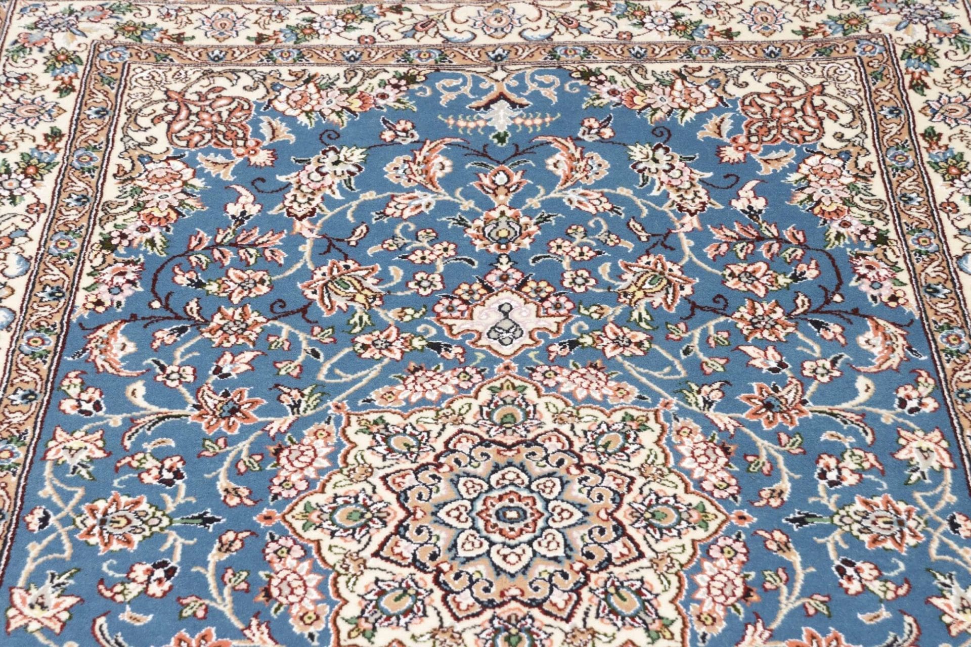 Handgeknüpfter Nain Perserteppich, 127 × 197 cm, Wolle
