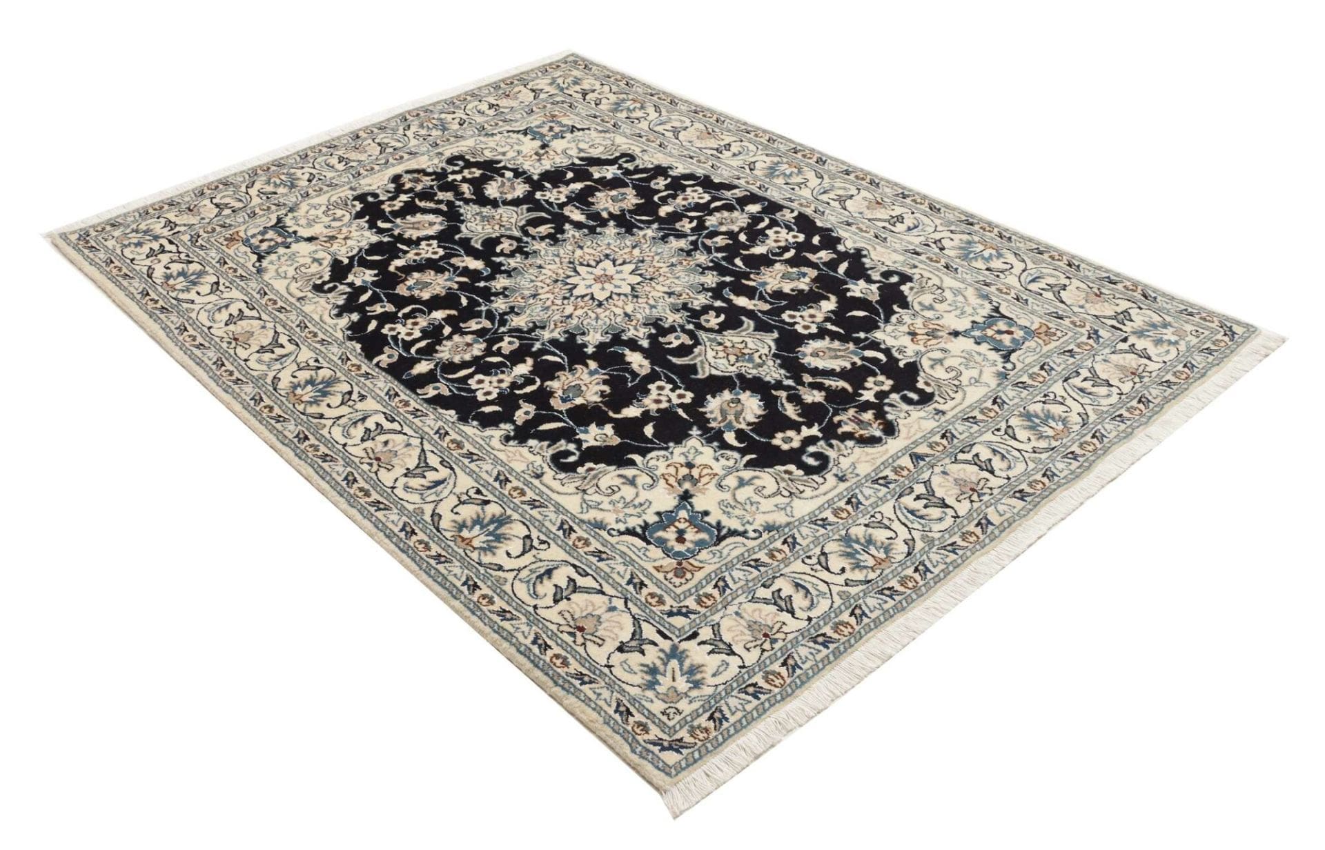 Handgeknüpfter Nain Perserteppich 151 × 205 cm