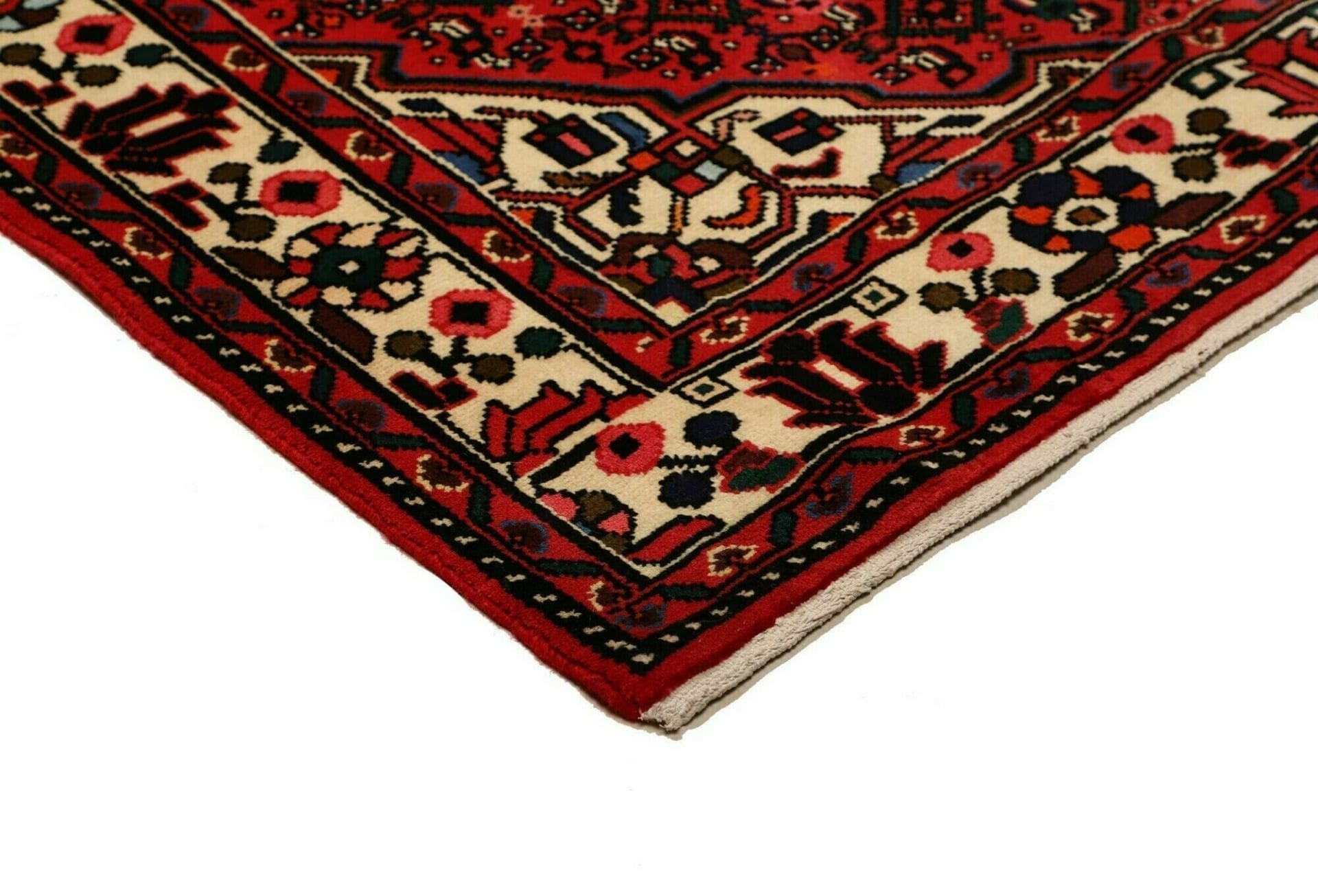 Handgeknüpfter Hamadan Herati Perserteppich 149 × 198 cm
