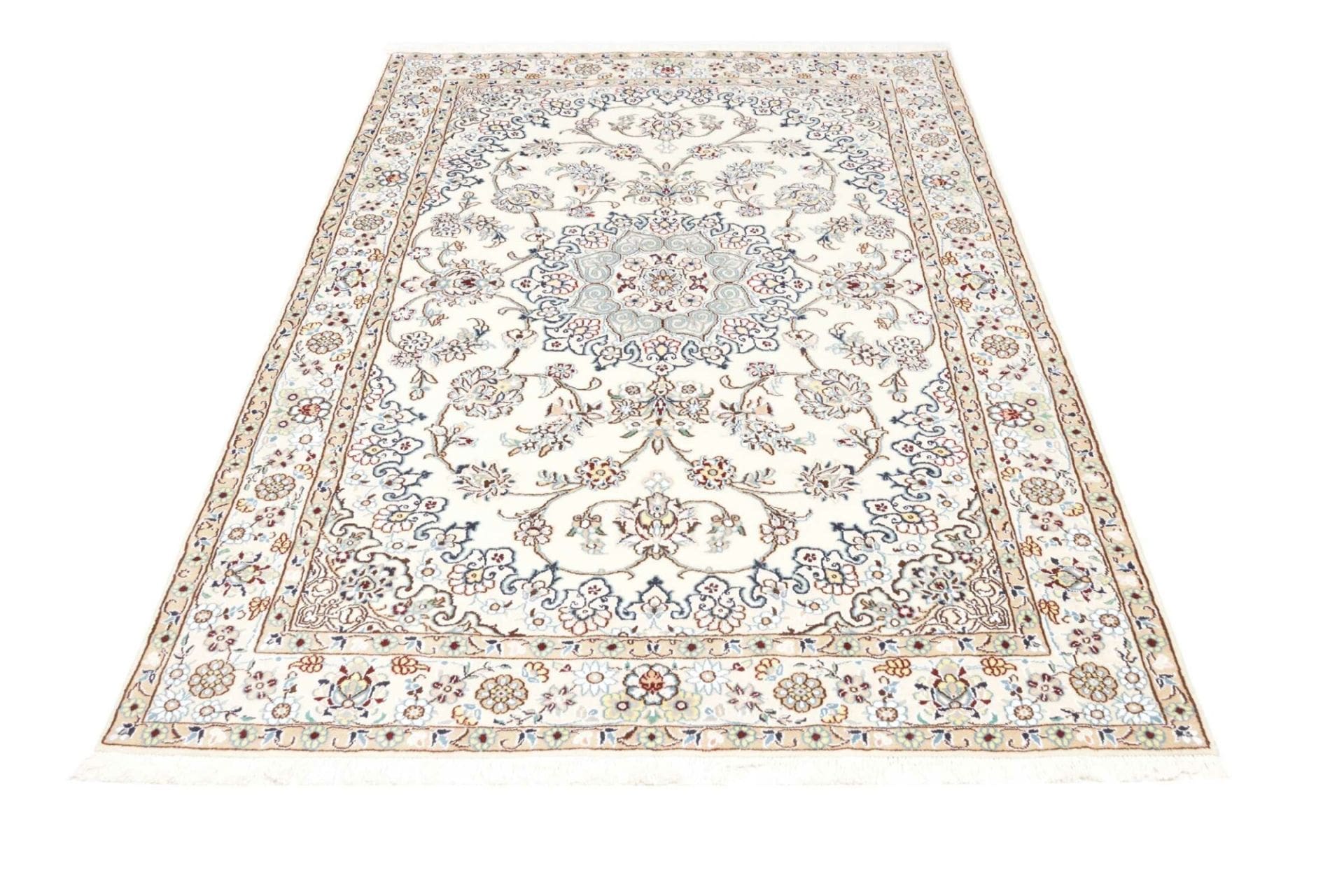 Handgeknüpfter Nain Perserteppich 141 × 204 cm