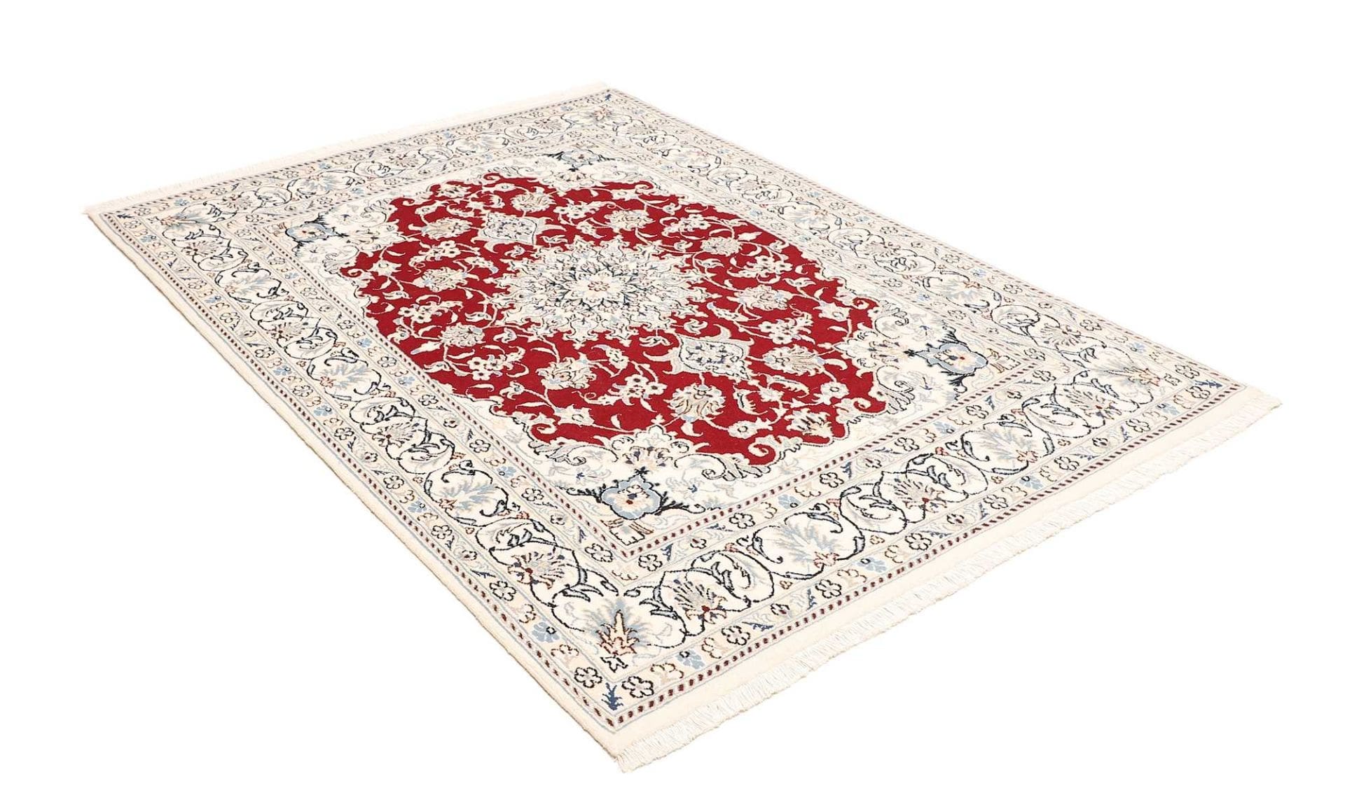 nain-teppich-148-x-200cm-florales-muster-schurwolle-handgeknupft-2 Nain Perserteppich aus Iran, 148 × 200 cm