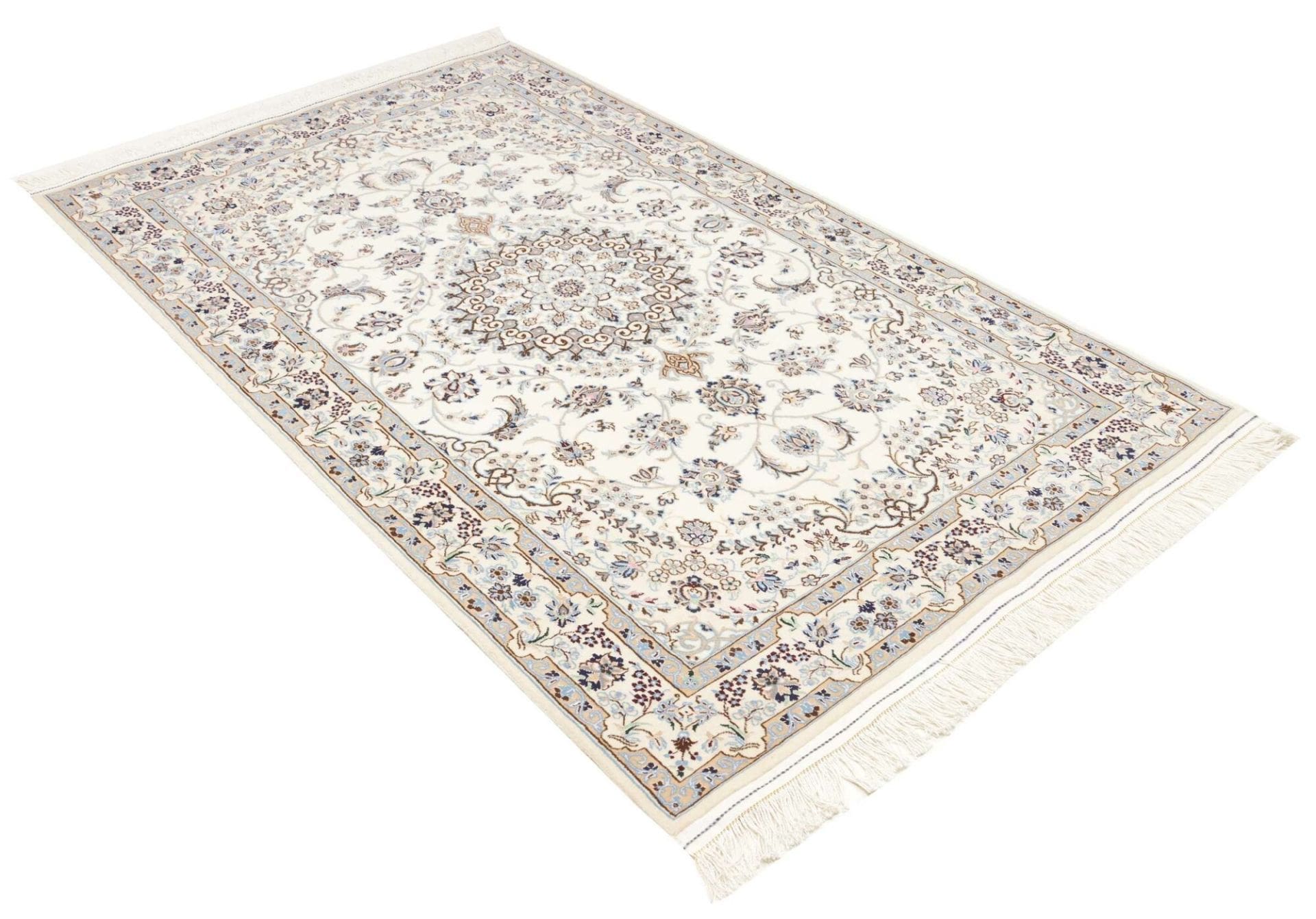 Handgeknüpfter Nain Perserteppich, 129 × 210 cm, Wolle