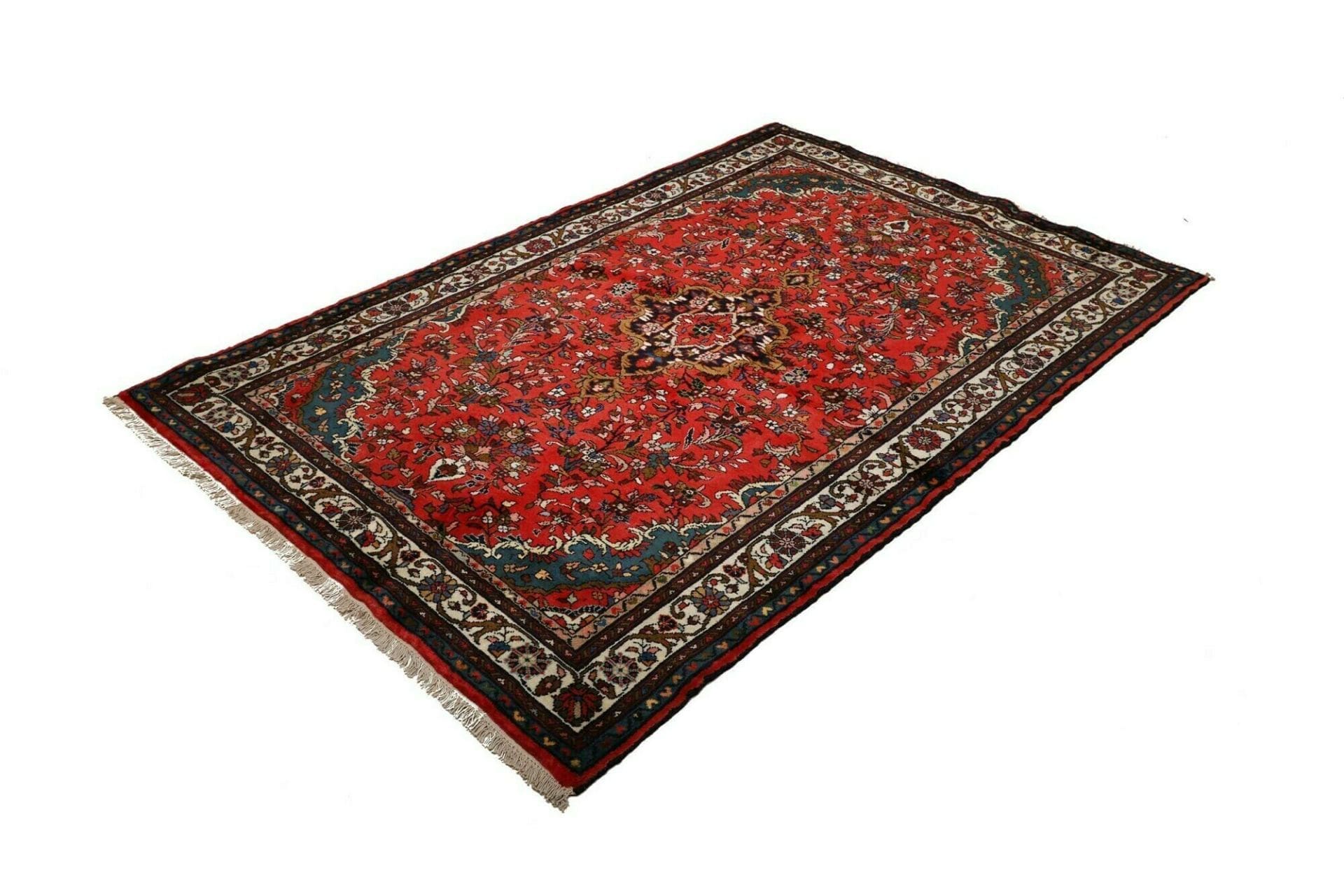 Hamadan Herati Perserteppich aus Iran, 131 × 195 cm