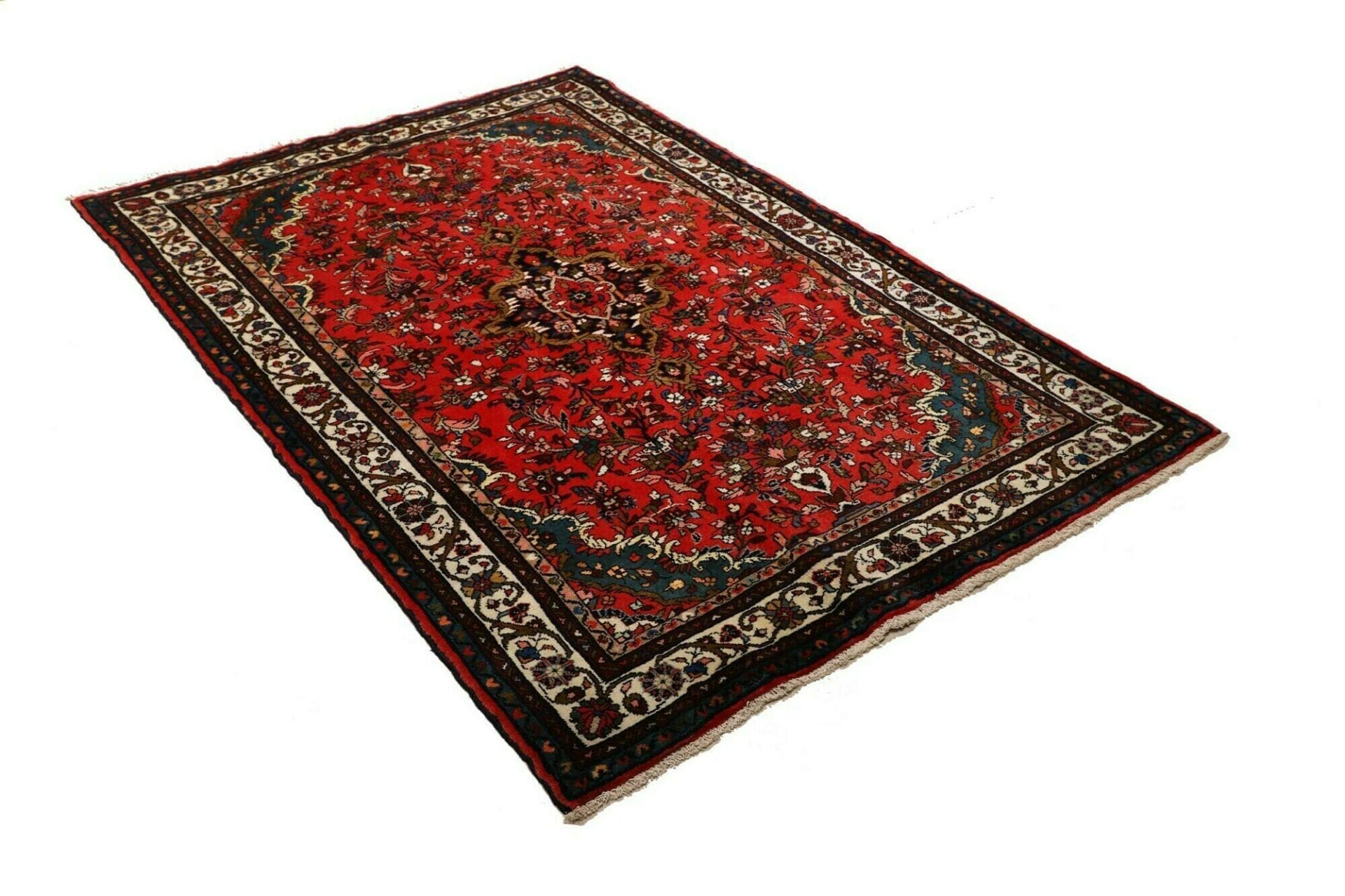 Hamadan Herati Perserteppich aus Iran, 131 × 195 cm