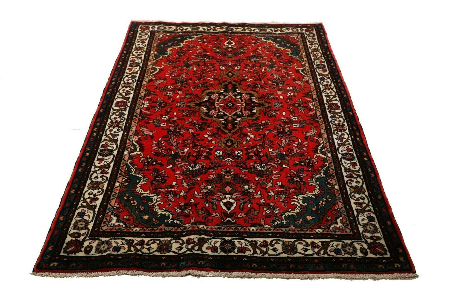 Hamadan Herati Perserteppich aus Iran, 131 × 195 cm