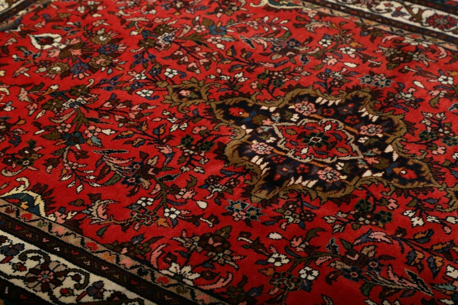 Hamadan Herati Perserteppich aus Iran, 131 × 195 cm