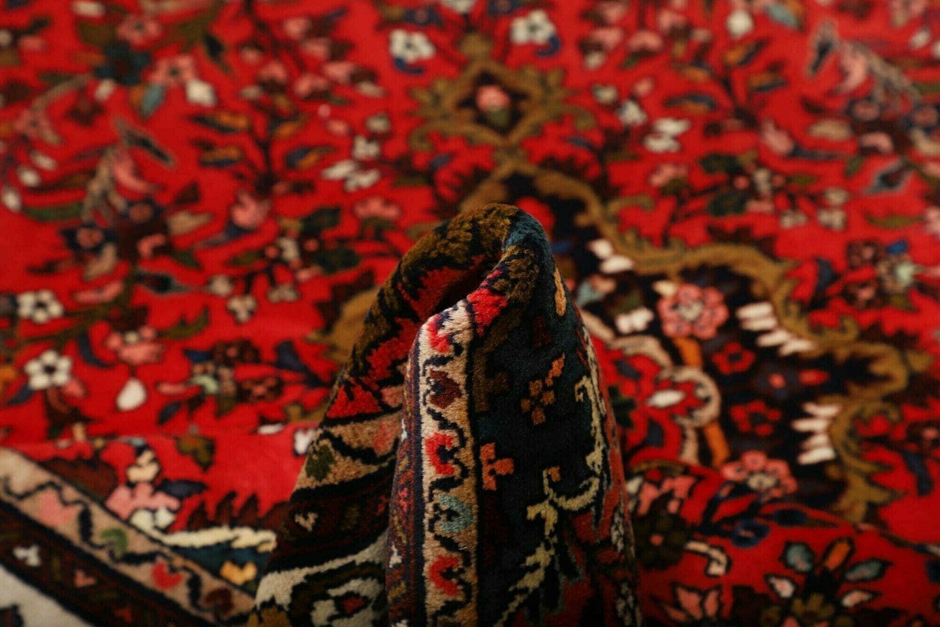 Hamadan Herati Perserteppich aus Iran, 131 × 195 cm