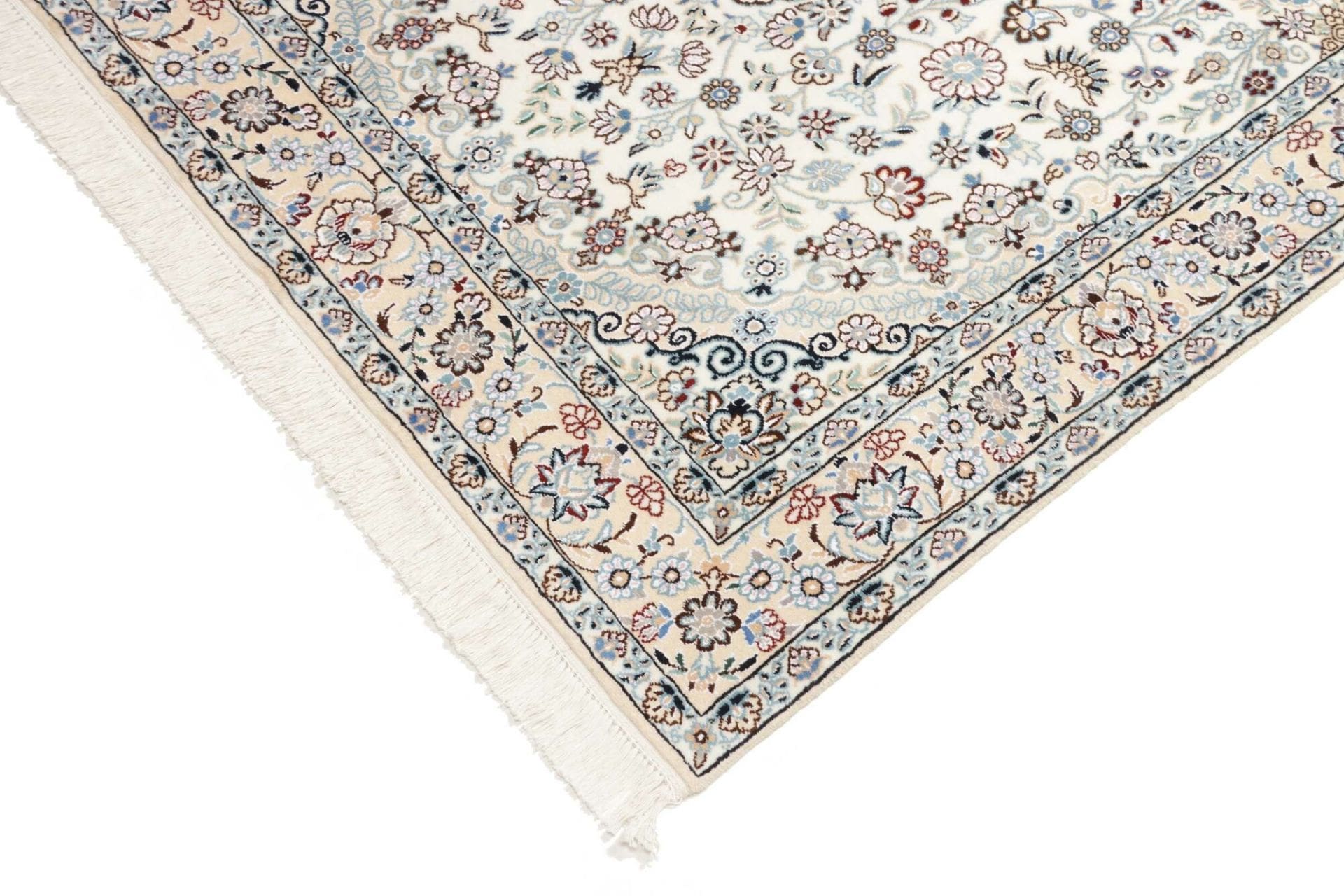 Nain Perserteppich 133 × 220 cm aus Wolle, handgeknüpft