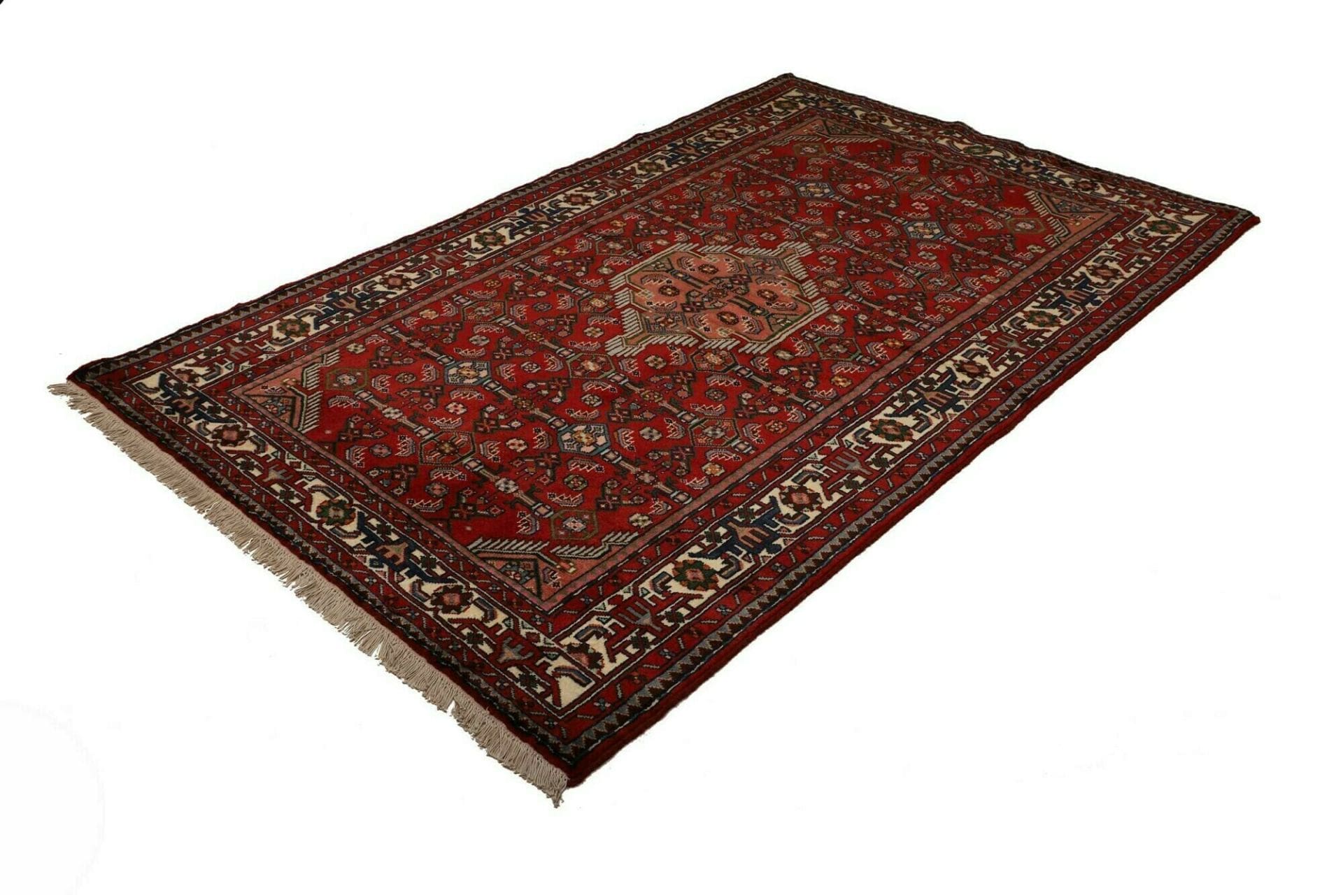Hamadan Herati Perserteppich aus Iran, 139 × 207 cm