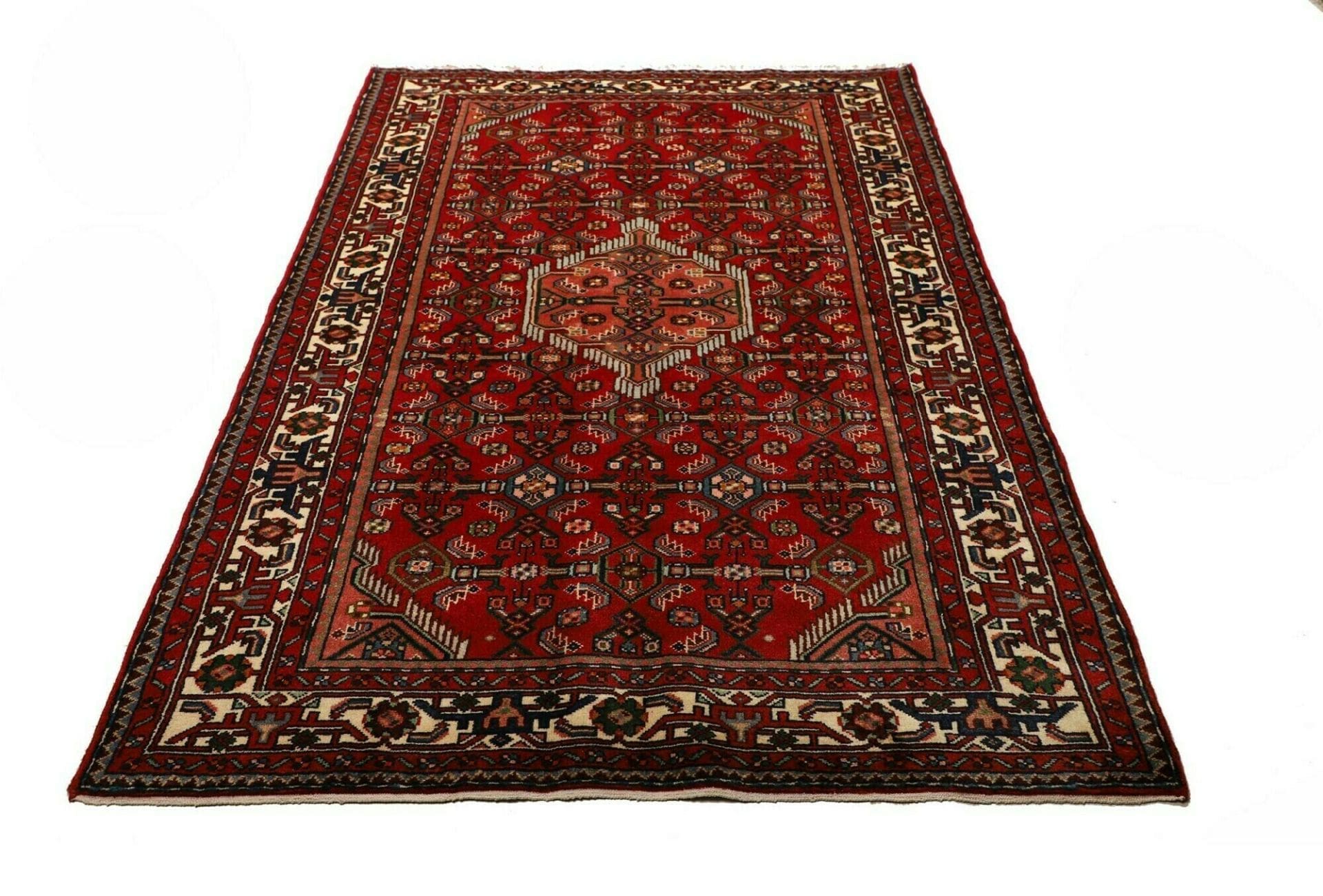 Hamadan Herati Perserteppich aus Iran, 139 × 207 cm