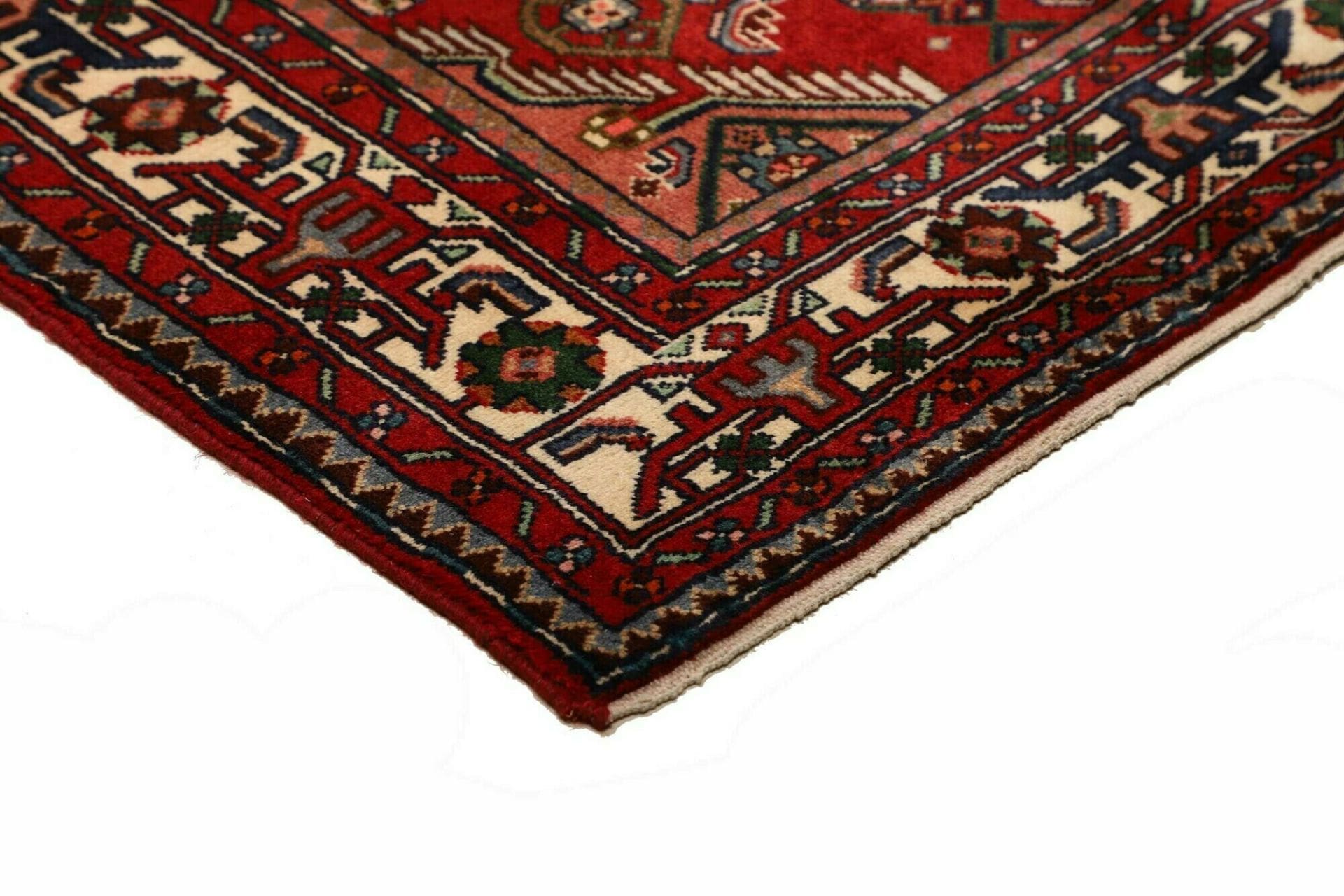 Hamadan Herati Perserteppich aus Iran, 139 × 207 cm