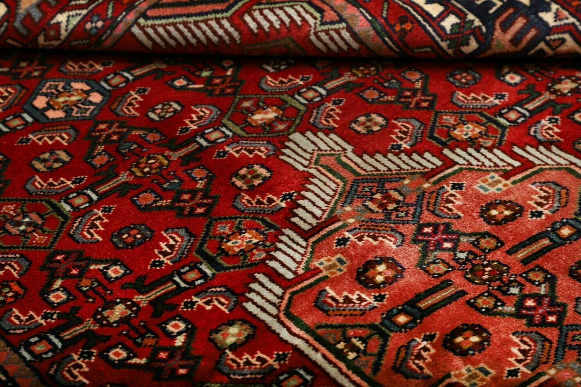 Hamadan Herati Perserteppich aus Iran, 139 × 207 cm