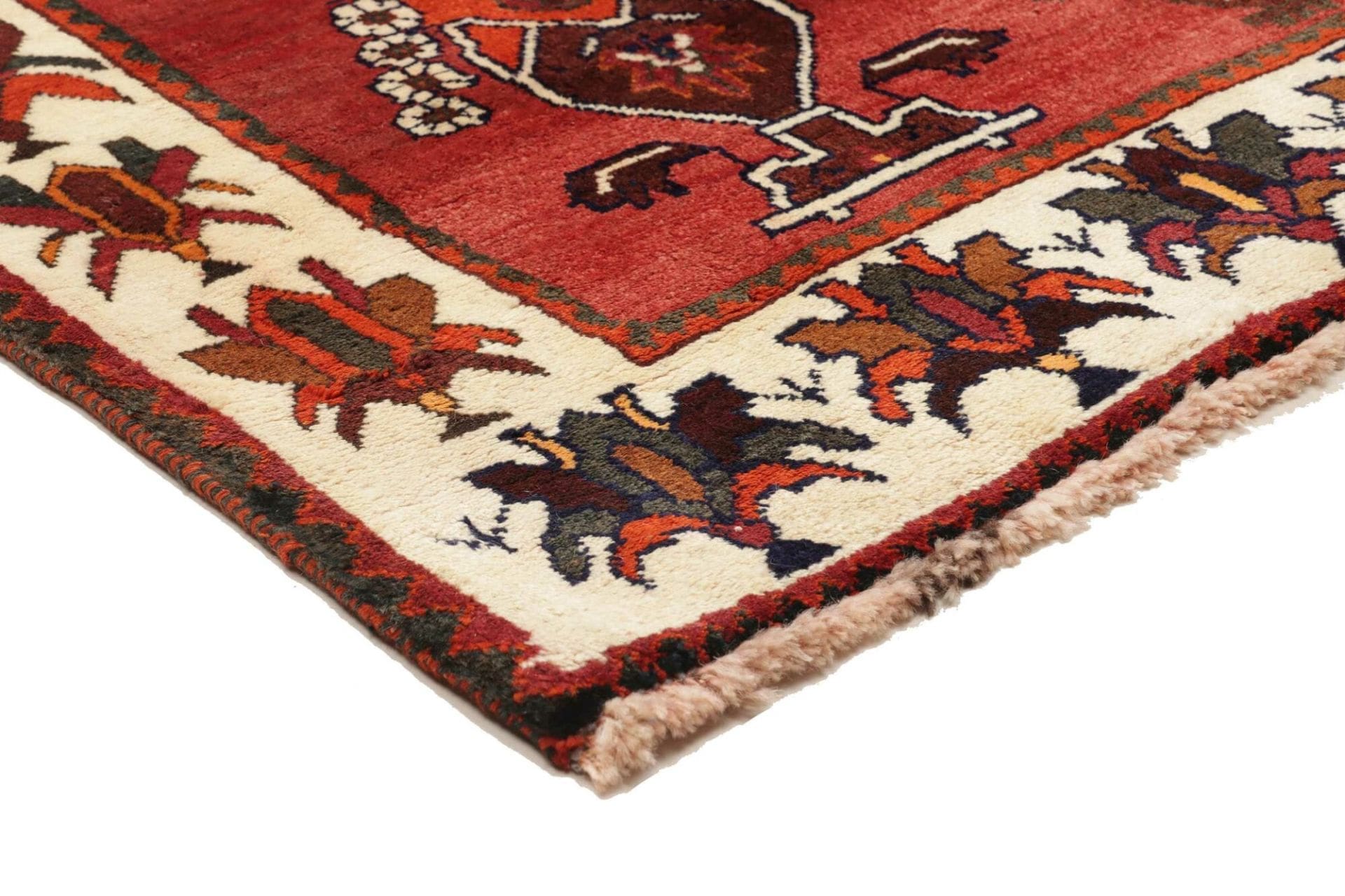 Handgeknüpfter Qashqai Perserteppich 125 × 210 cm
