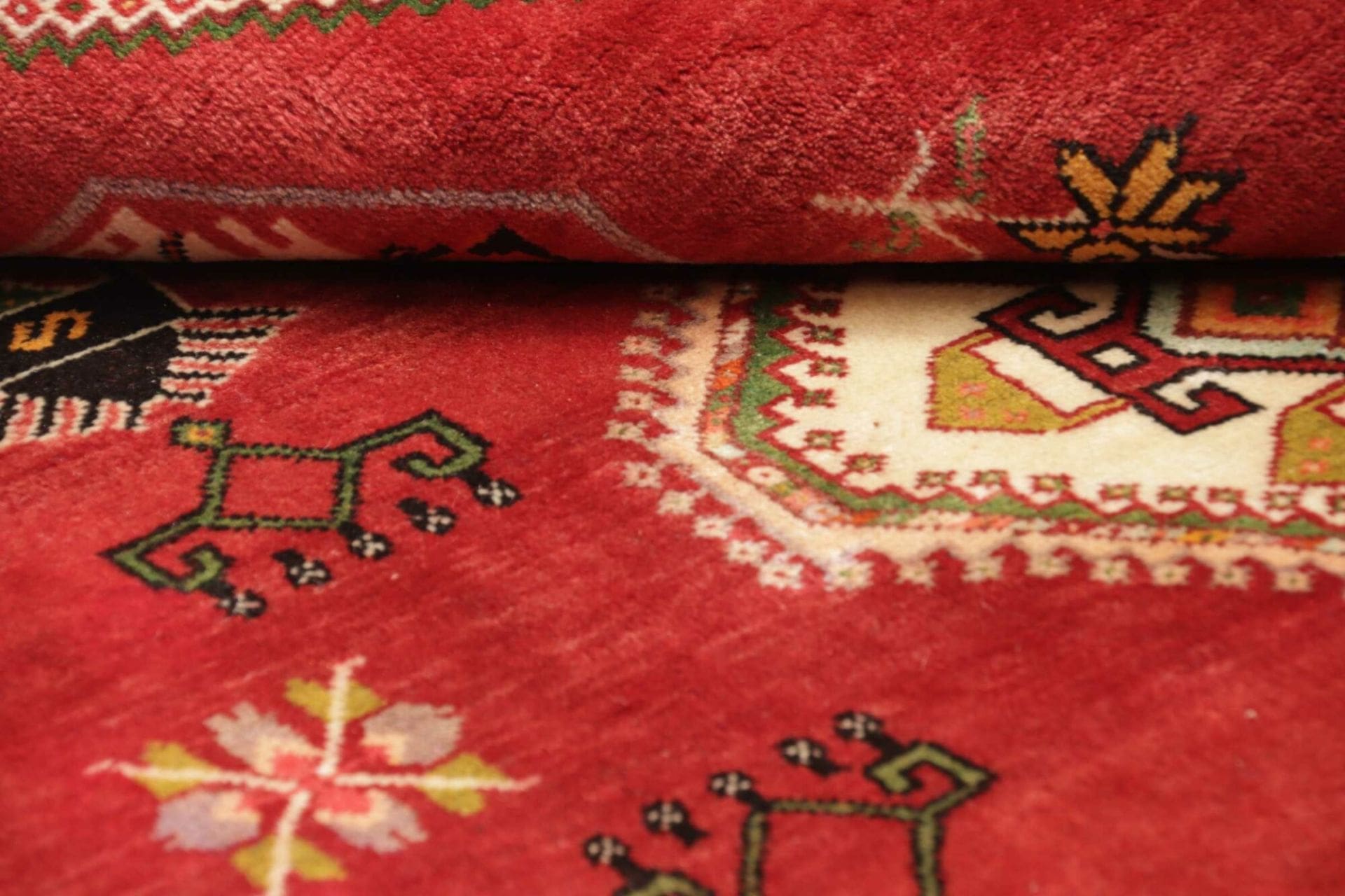 Qashqai Perserteppich aus Iran, 125 × 174 cm