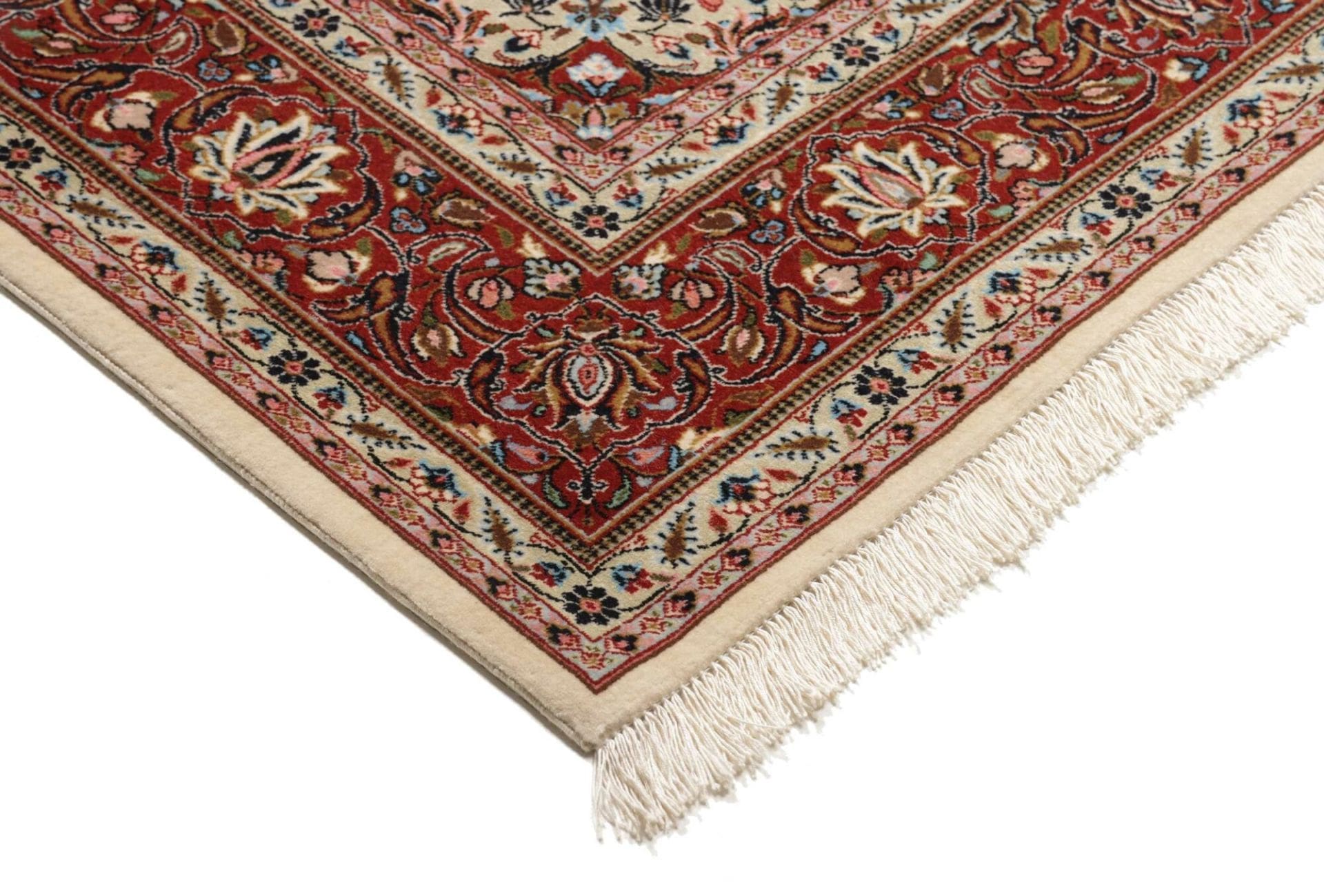 Isfahan Perserteppich aus Iran, 141 × 212 cm