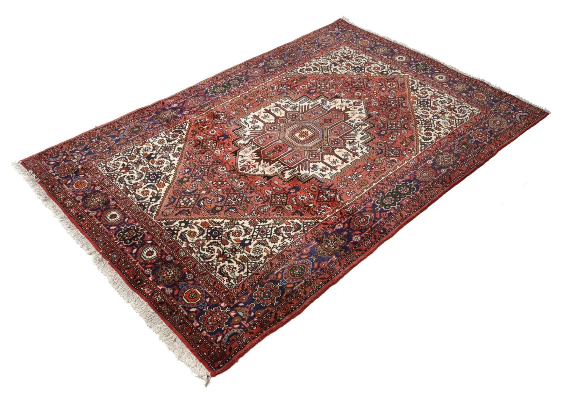 Handgeknüpfter Perserteppich, 128 × 188 cm, Wolle