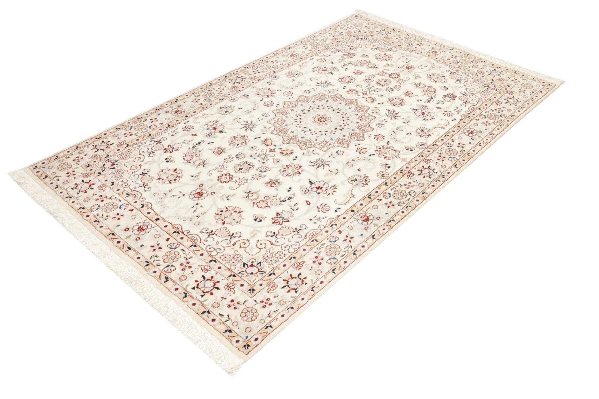 Handgeknüpfter Nain Perserteppich 130 × 214 cm