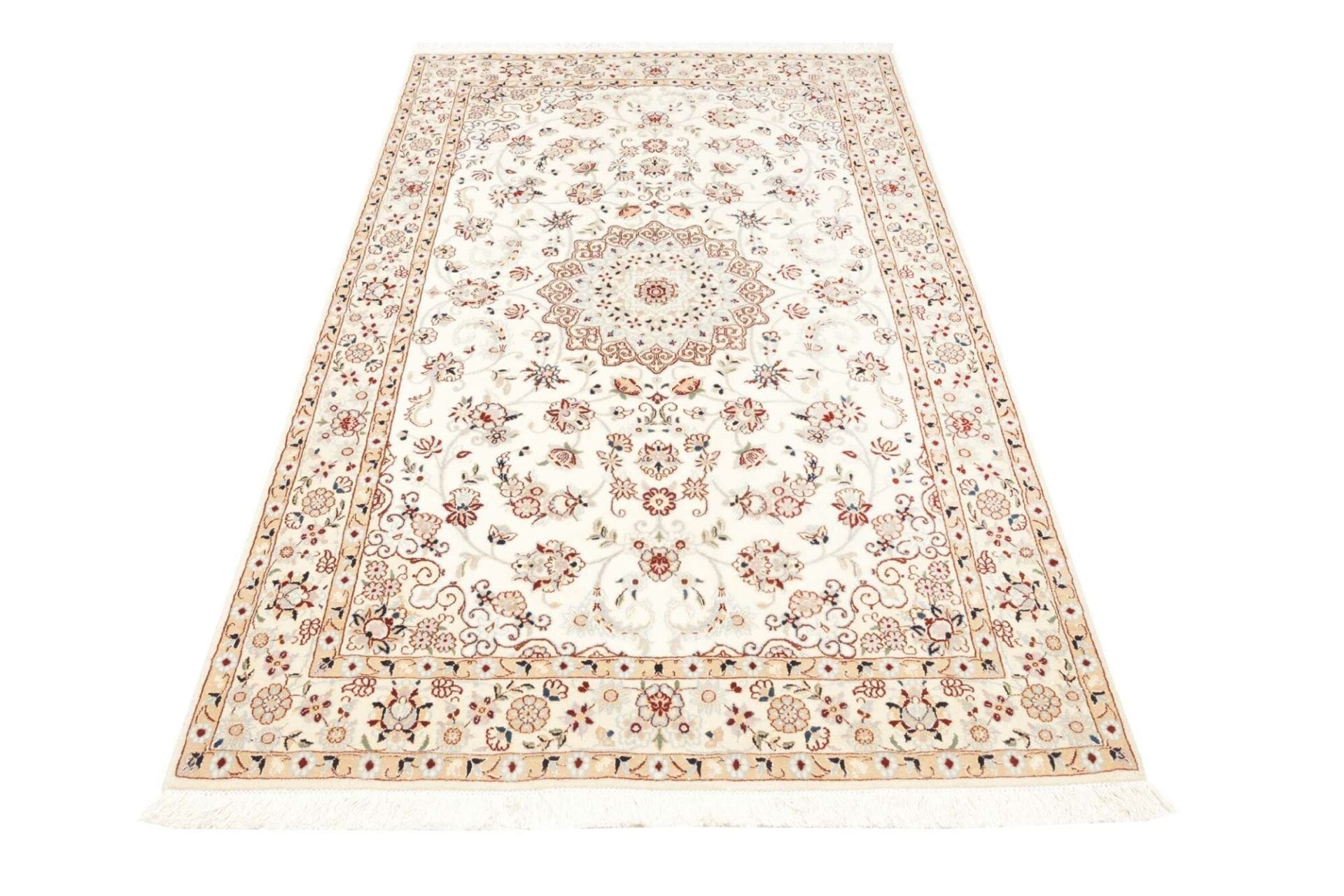 Handgeknüpfter Nain Perserteppich 130 × 214 cm