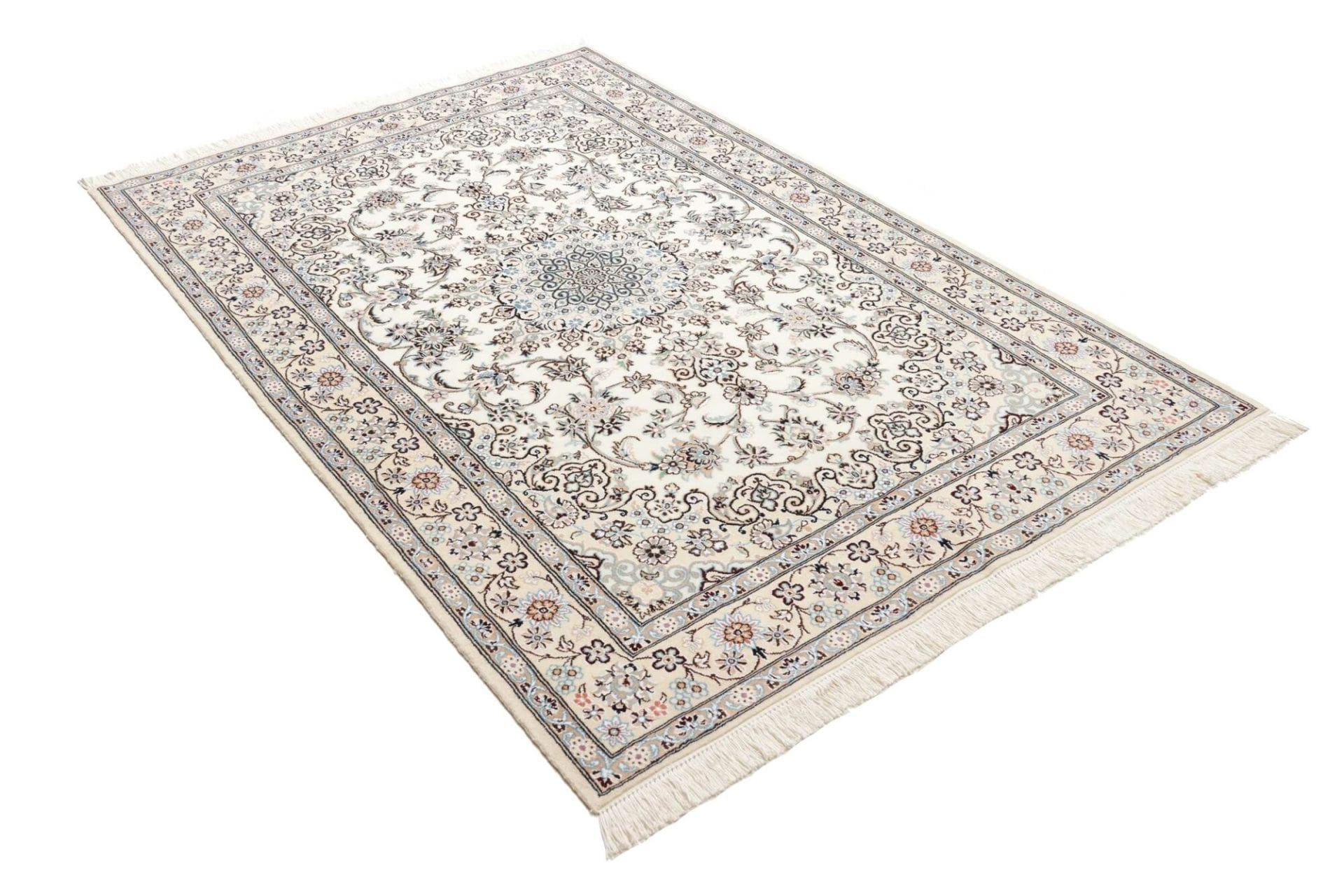 Nain Perserteppich 138 × 210 cm aus Wolle, handgeknüpft