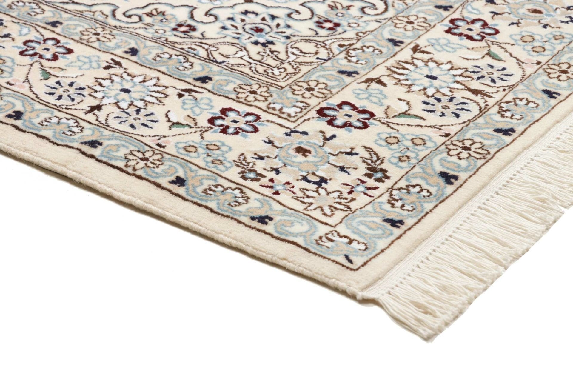 Handgeknüpfter Nain Perserteppich, 133 × 205 cm, Wolle