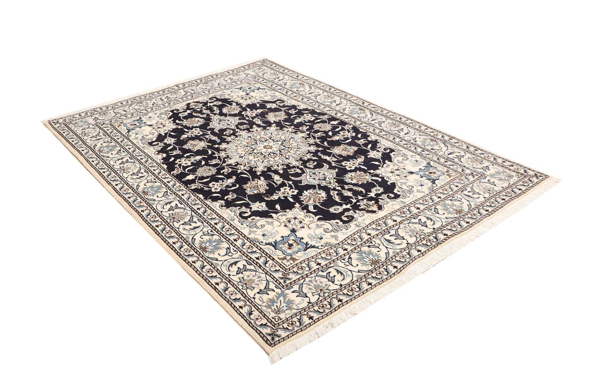 Handgeknüpfter Nain Perserteppich, 153 × 200 cm, Wolle