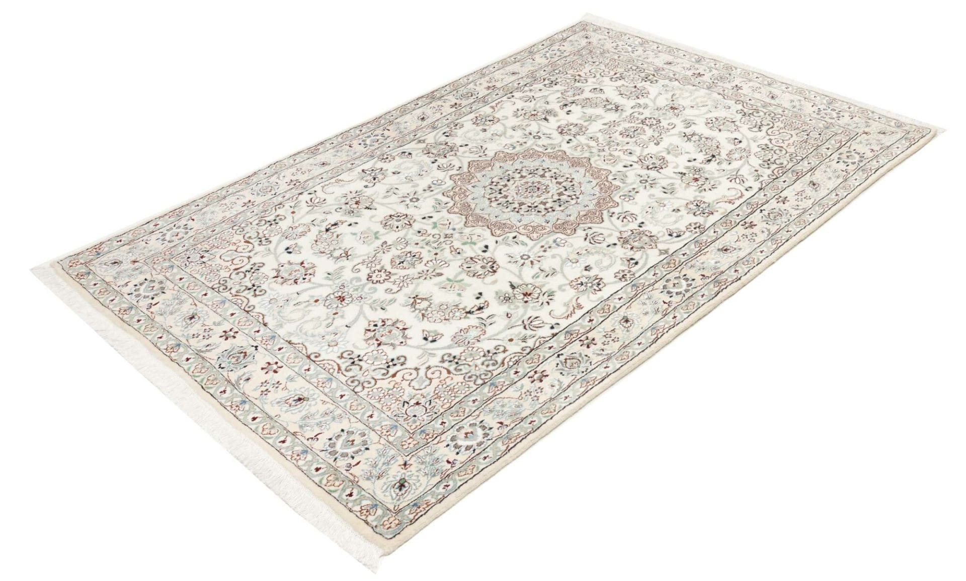 Nain Perserteppich 130 × 206 cm aus Wolle, handgeknüpft