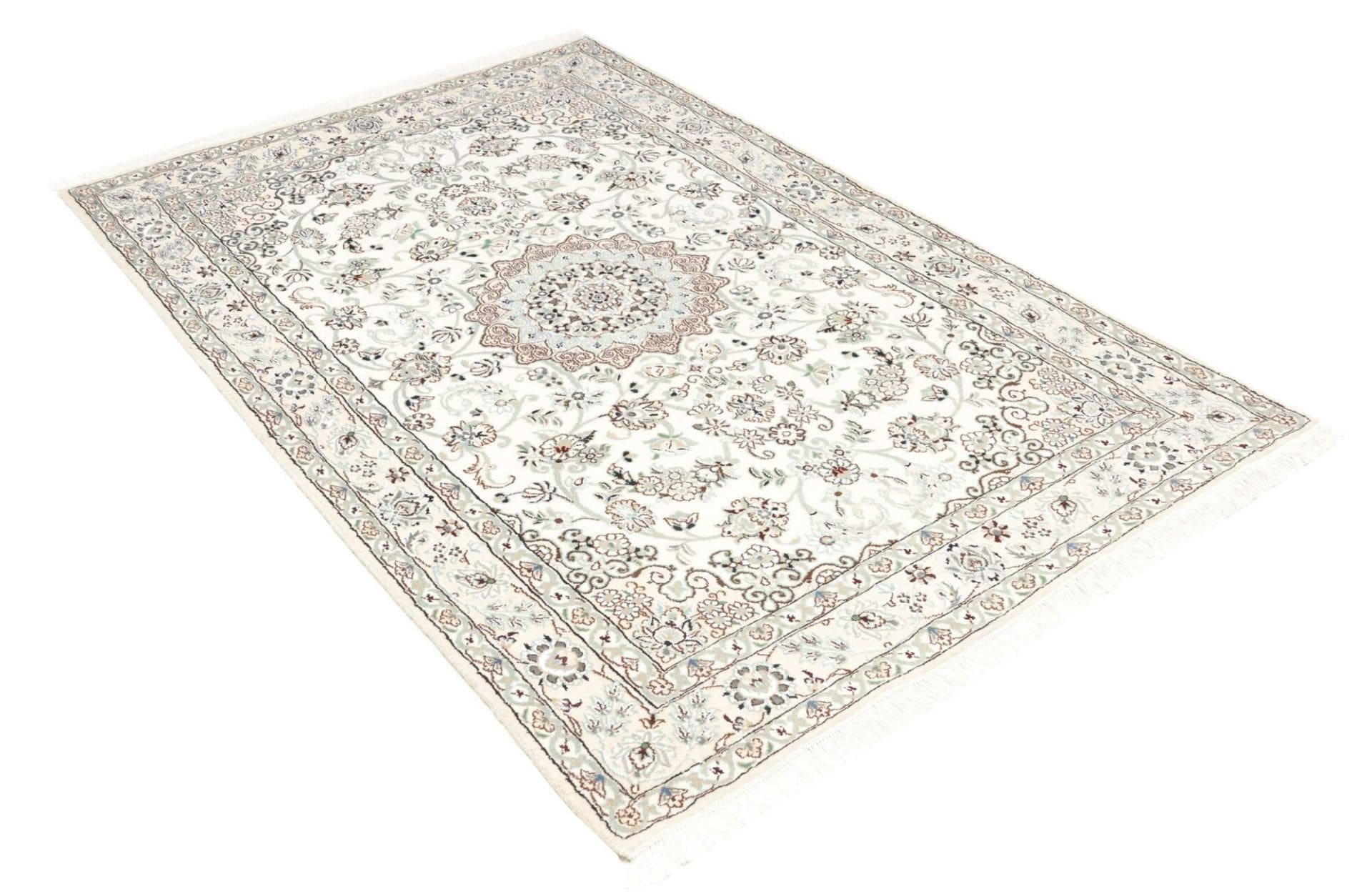 Nain Perserteppich 130 × 206 cm aus Wolle, handgeknüpft
