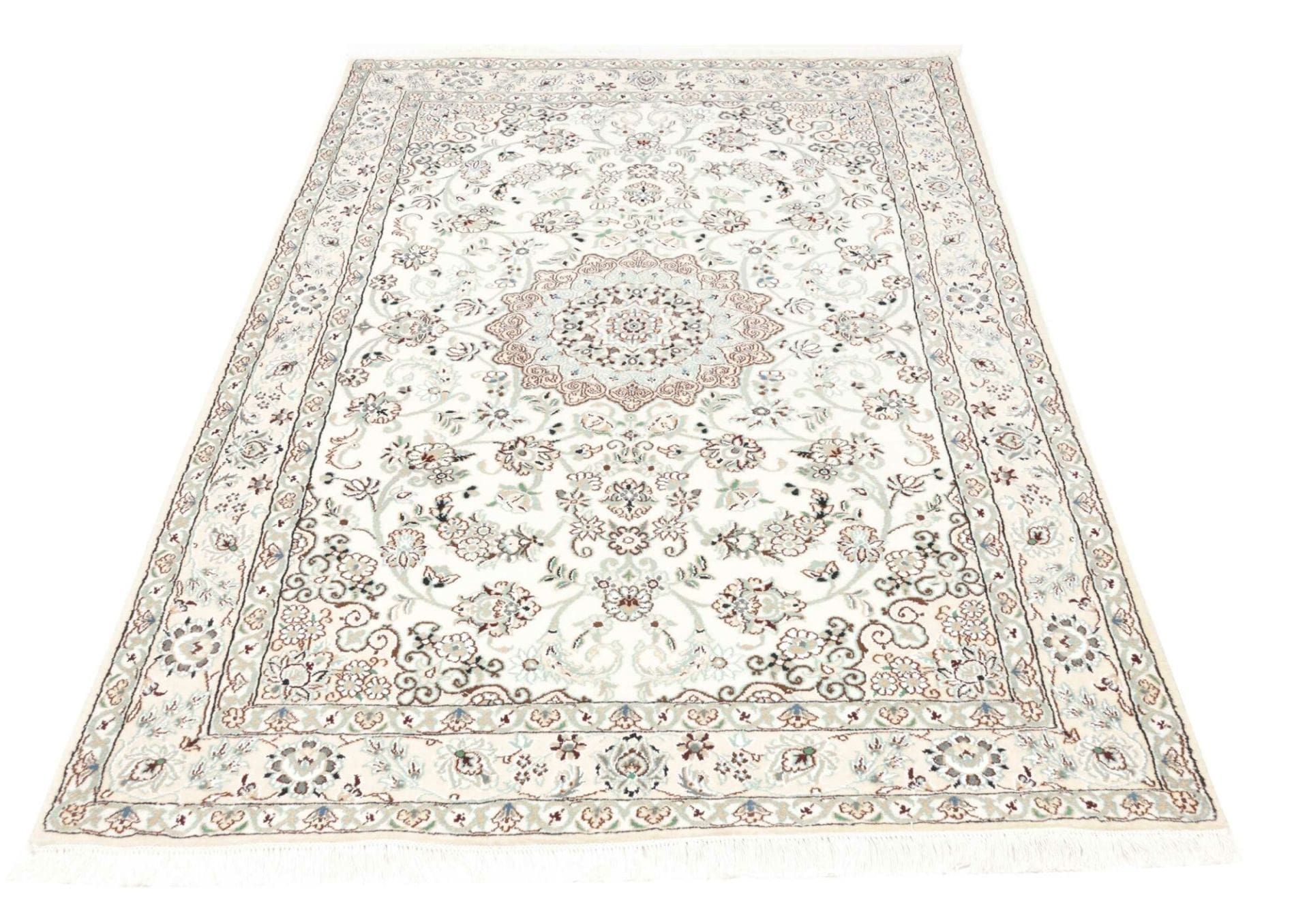 Nain Perserteppich 130 × 206 cm aus Wolle, handgeknüpft