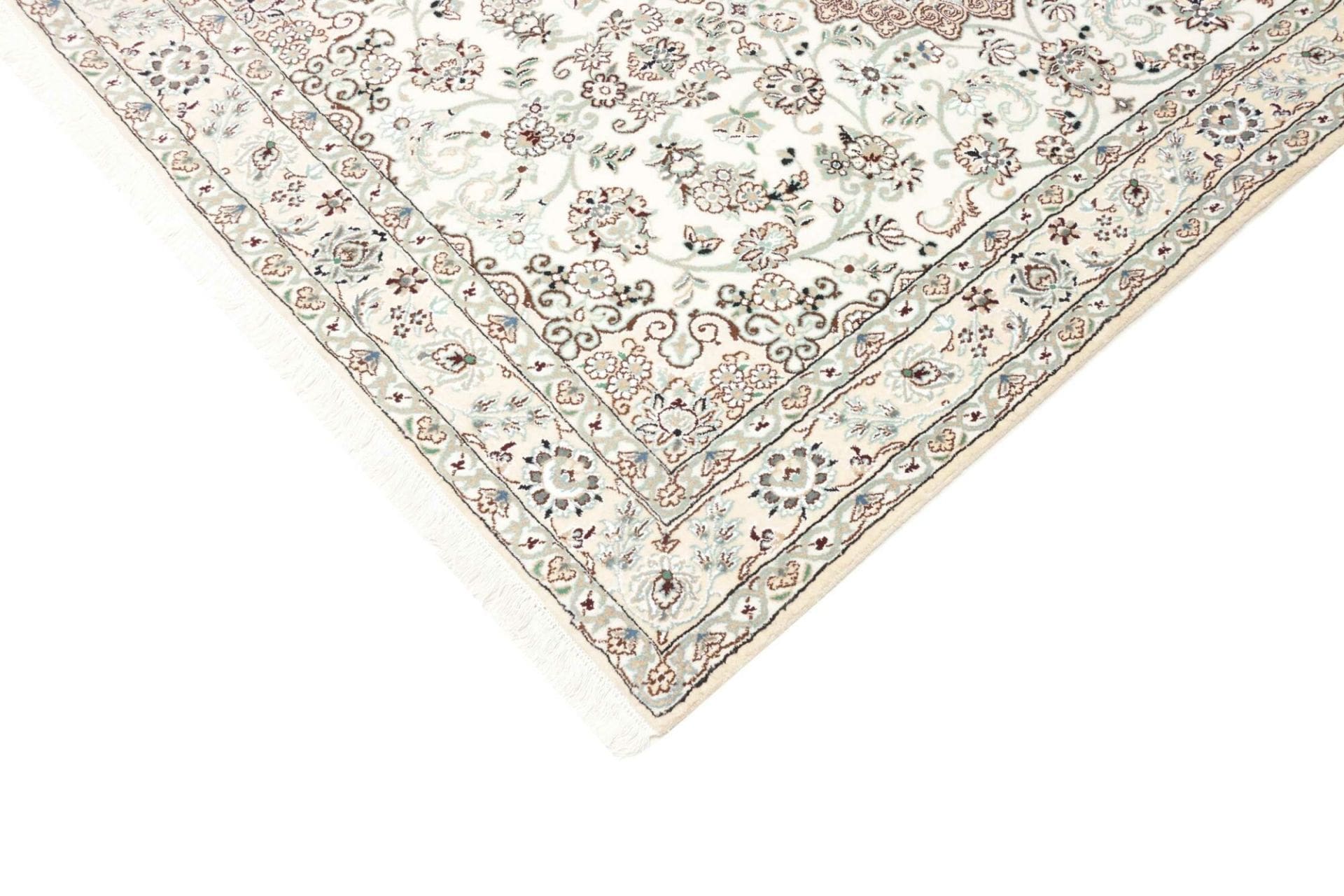 Nain Perserteppich 130 × 206 cm aus Wolle, handgeknüpft