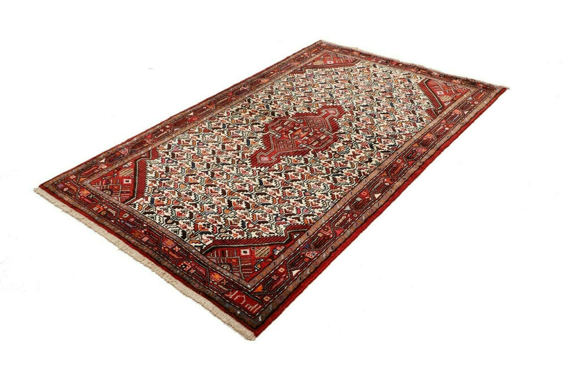 Hamadan Herati Perserteppich aus Iran, 131 × 208 cm