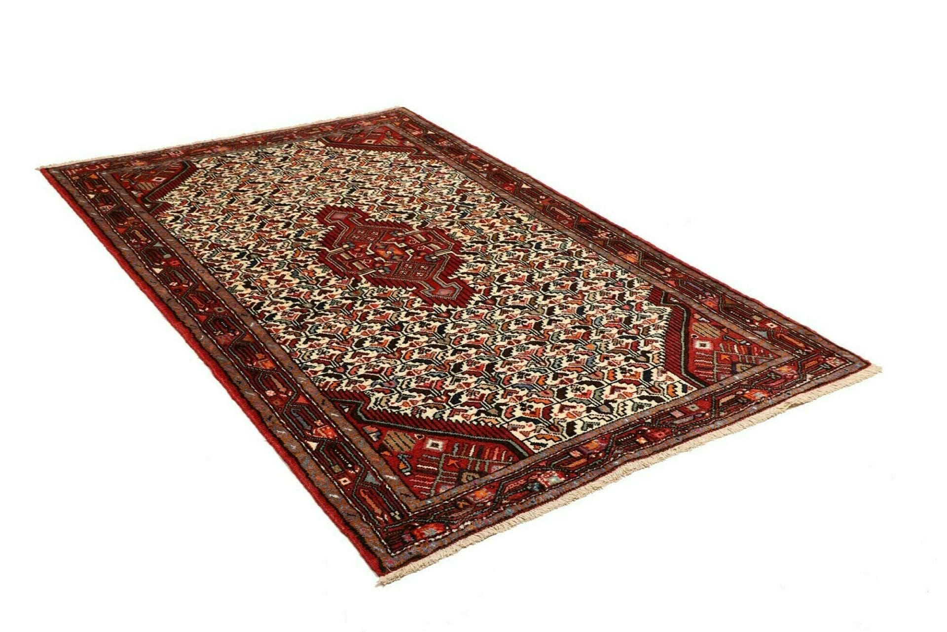 Hamadan Herati Perserteppich aus Iran, 131 × 208 cm