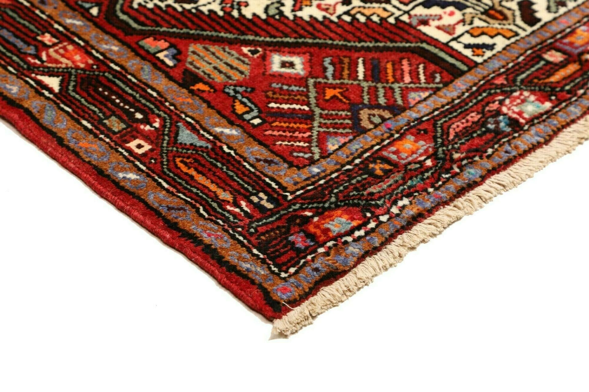 Hamadan Herati Perserteppich aus Iran, 131 × 208 cm