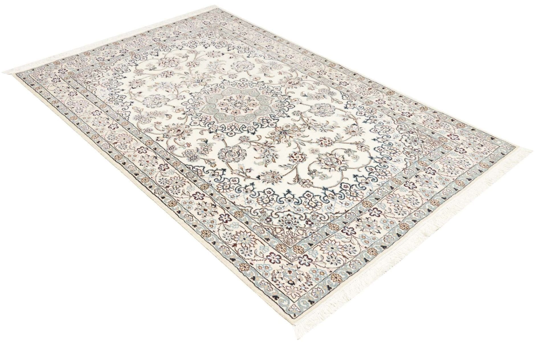 Nain Perserteppich 133 × 203 cm aus Wolle, handgeknüpft