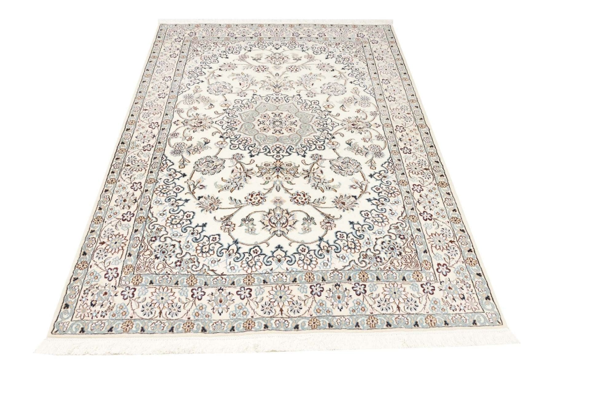 Nain Perserteppich 133 × 203 cm aus Wolle, handgeknüpft