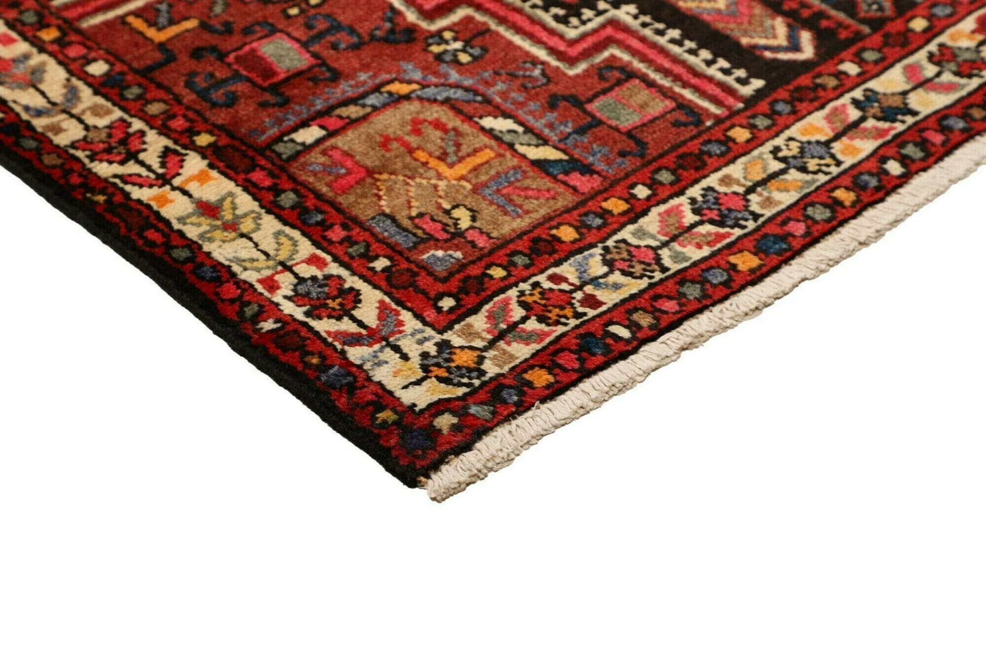 Hamadan Herati Perserteppich 123 × 193 cm aus Wolle, handgeknüpft