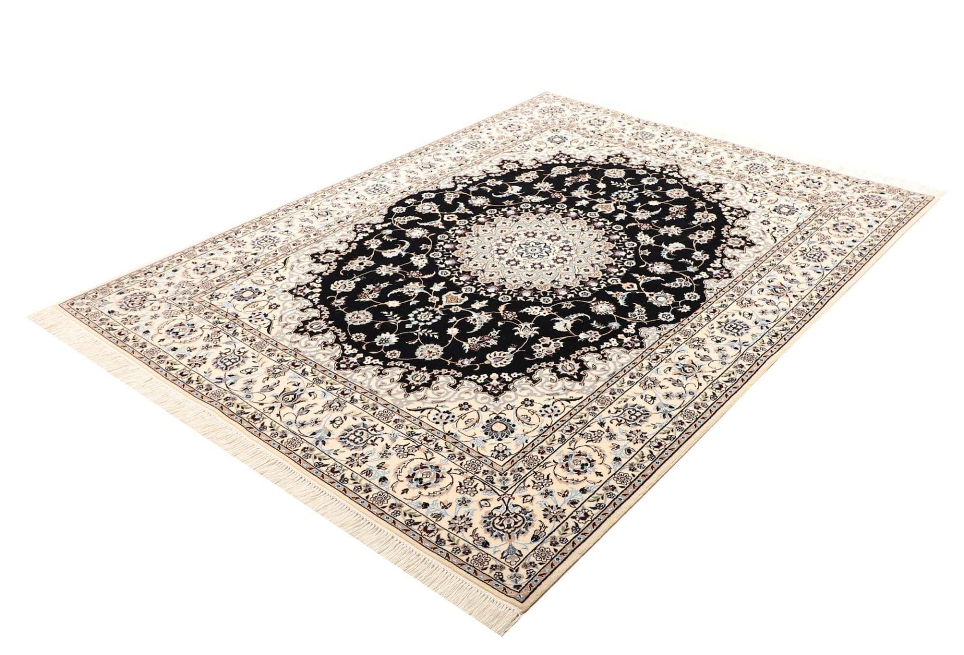 Handgeknüpfter Nain Perserteppich, 162 × 205 cm, Wolle