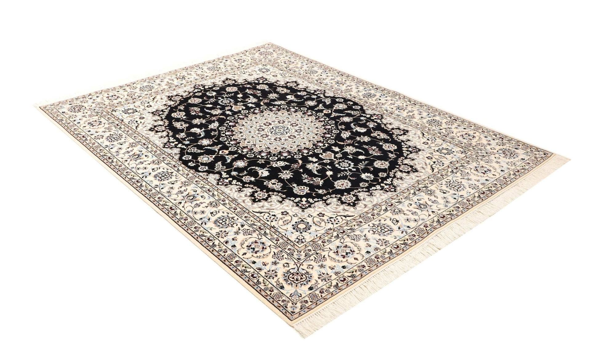 Handgeknüpfter Nain Perserteppich, 162 × 205 cm, Wolle