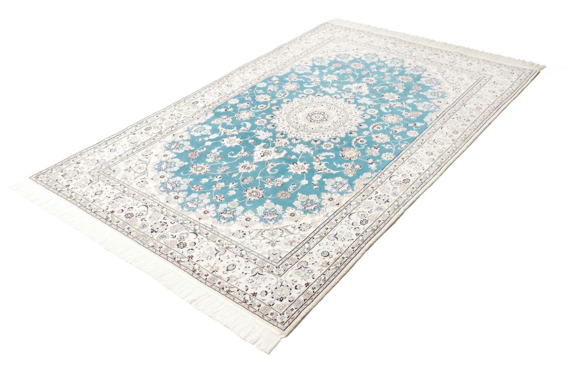 Handgeknüpfter Nain Perserteppich, 137 × 216 cm, Wolle