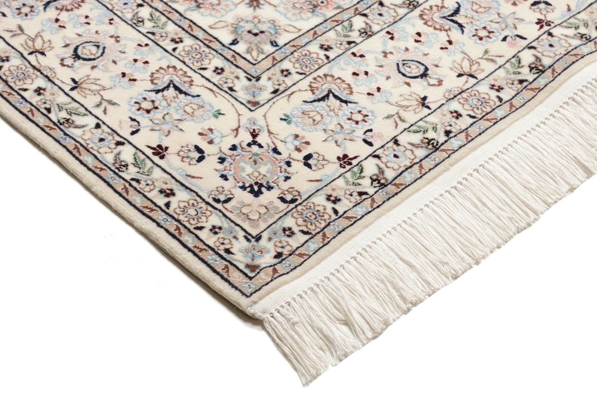 Handgeknüpfter Nain Perserteppich, 137 × 216 cm, Wolle