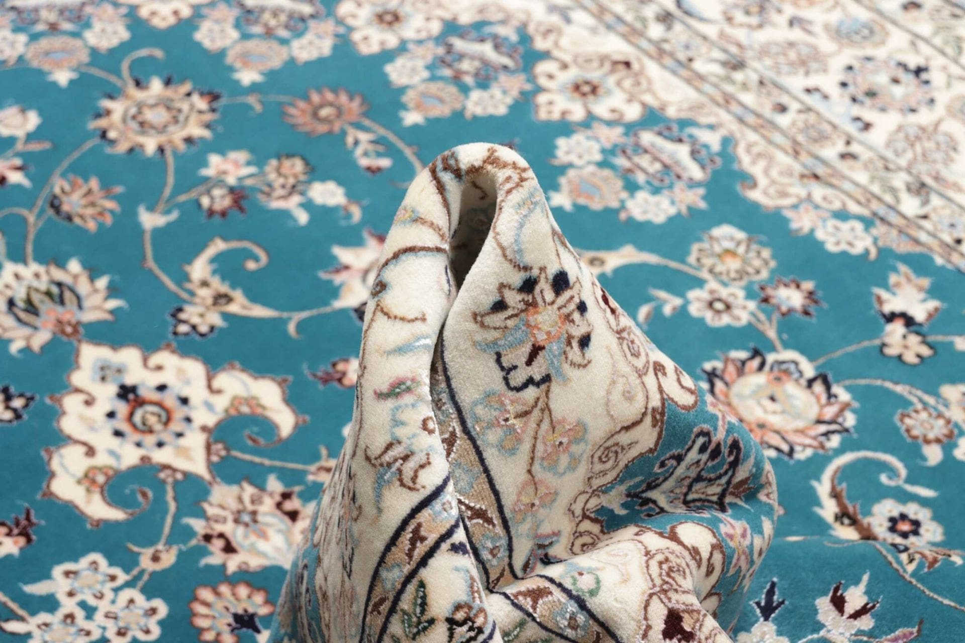 Handgeknüpfter Nain Perserteppich, 137 × 216 cm, Wolle