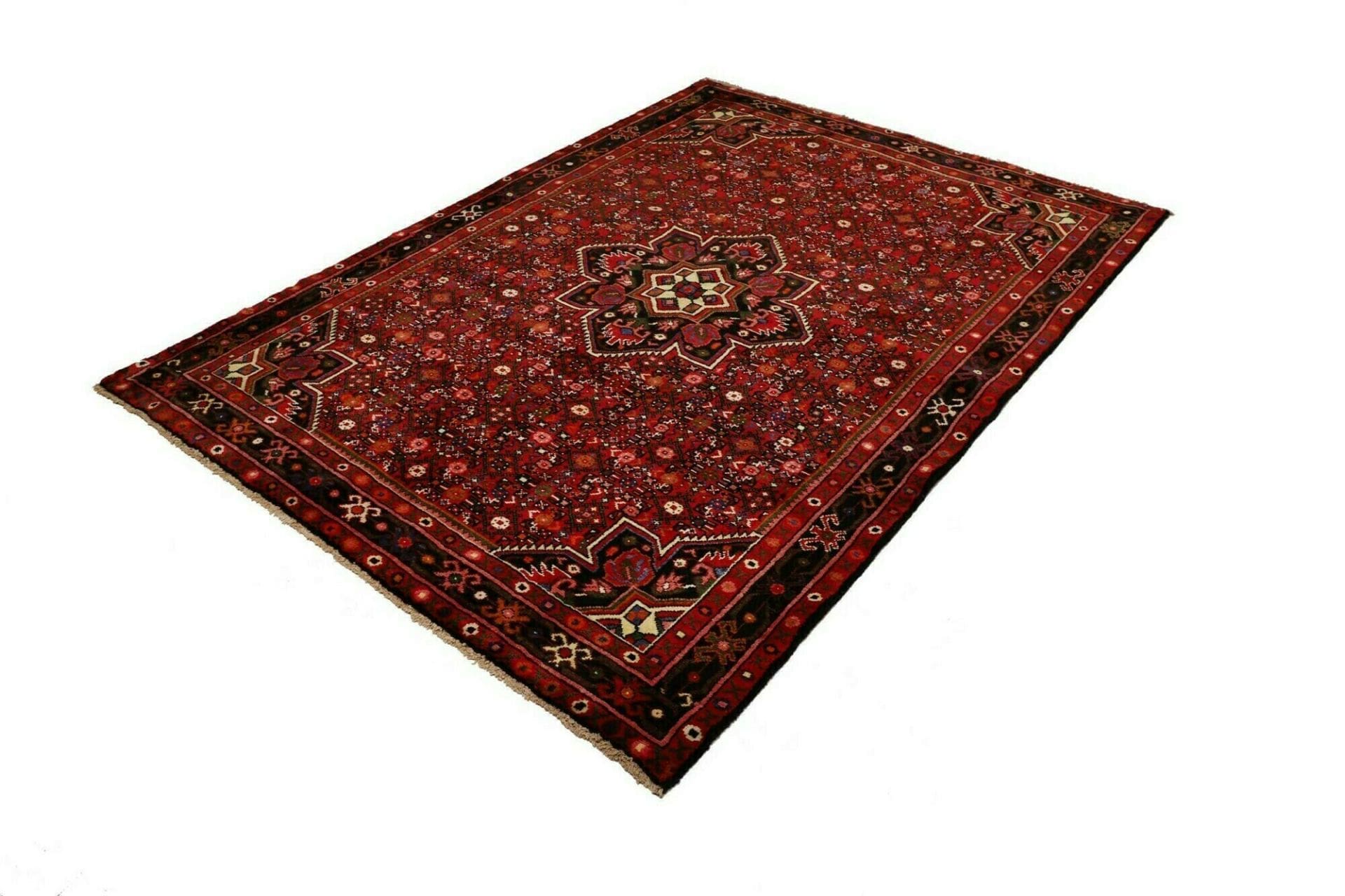 Handgewebter Hamadan Perserteppich, 153 × 208 cm, Wolle