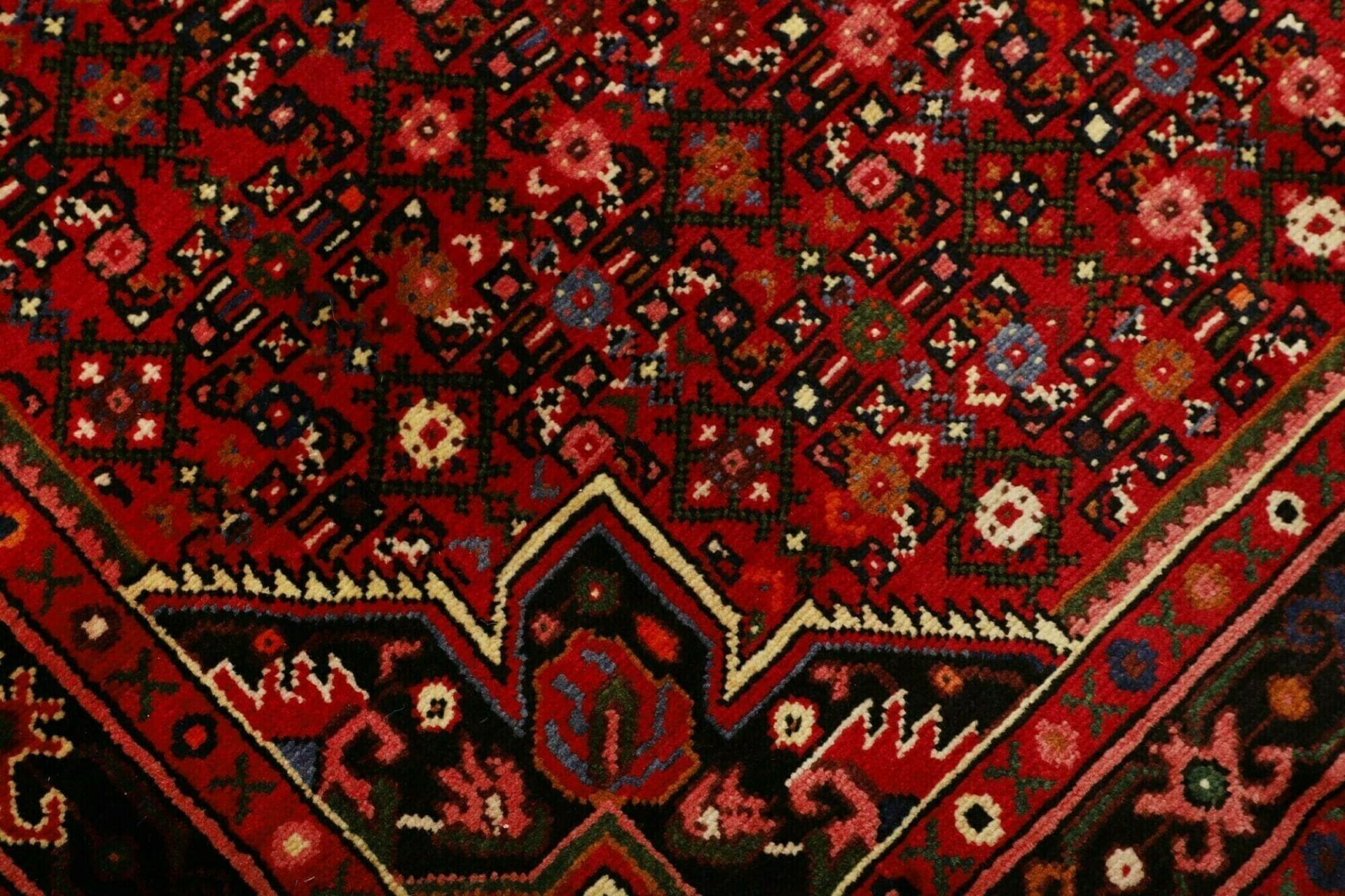 Handgewebter Hamadan Perserteppich, 153 × 208 cm, Wolle