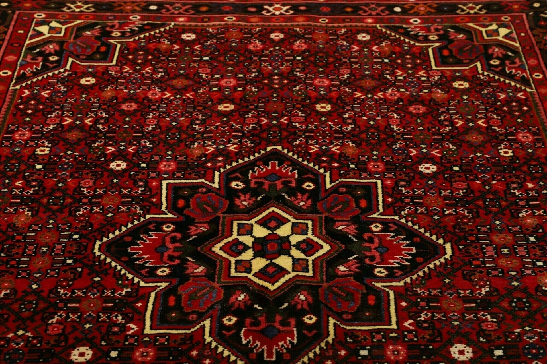 Handgewebter Hamadan Perserteppich, 153 × 208 cm, Wolle