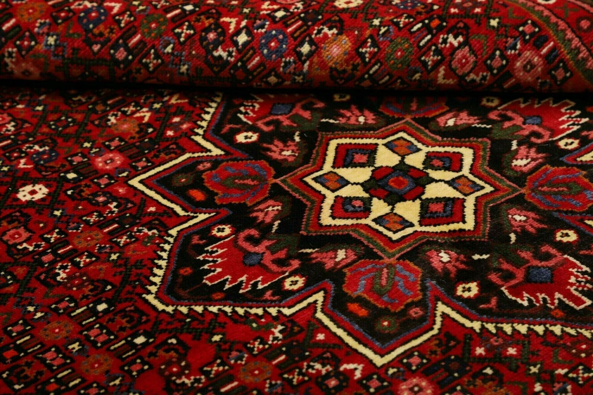 Handgewebter Hamadan Perserteppich, 153 × 208 cm, Wolle