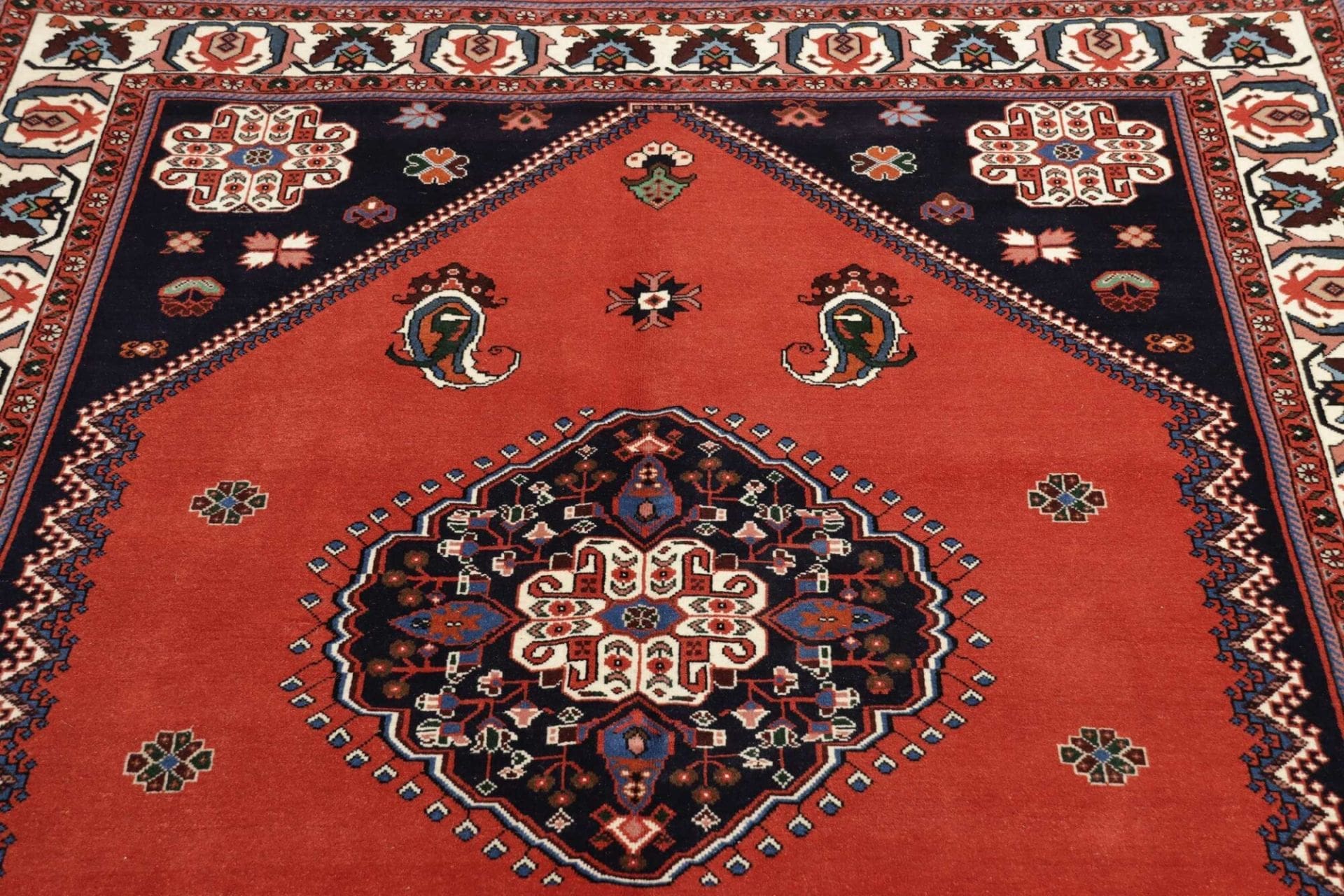 Perserteppich 152 × 201 cm aus Wolle, handgeknüpft