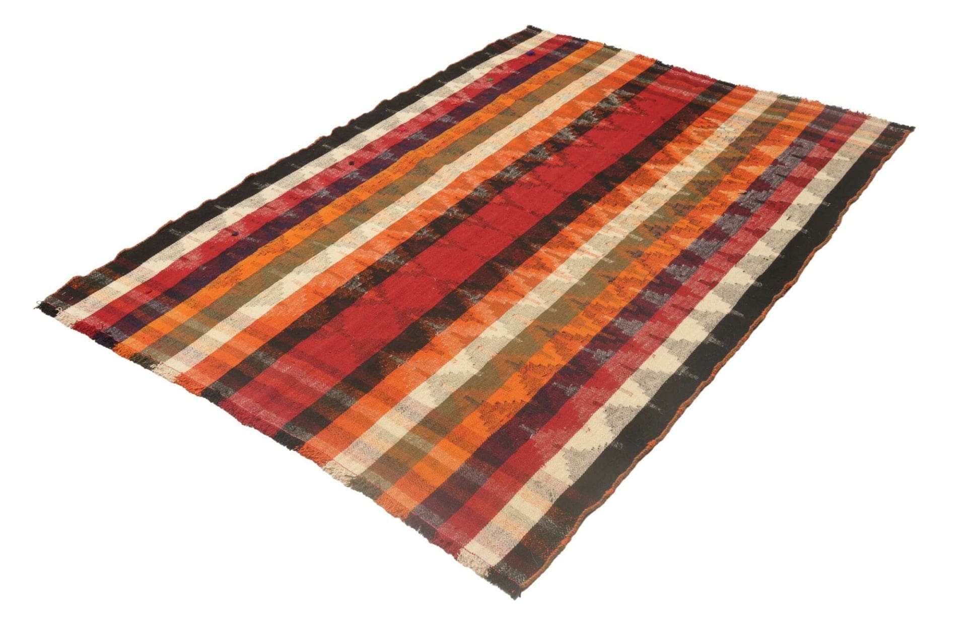 antiker-kelim-teppich-148-x-202cm-handgewebt-rustikales-flair-3 Kelim Perserteppich aus Iran, 148 × 202 cm